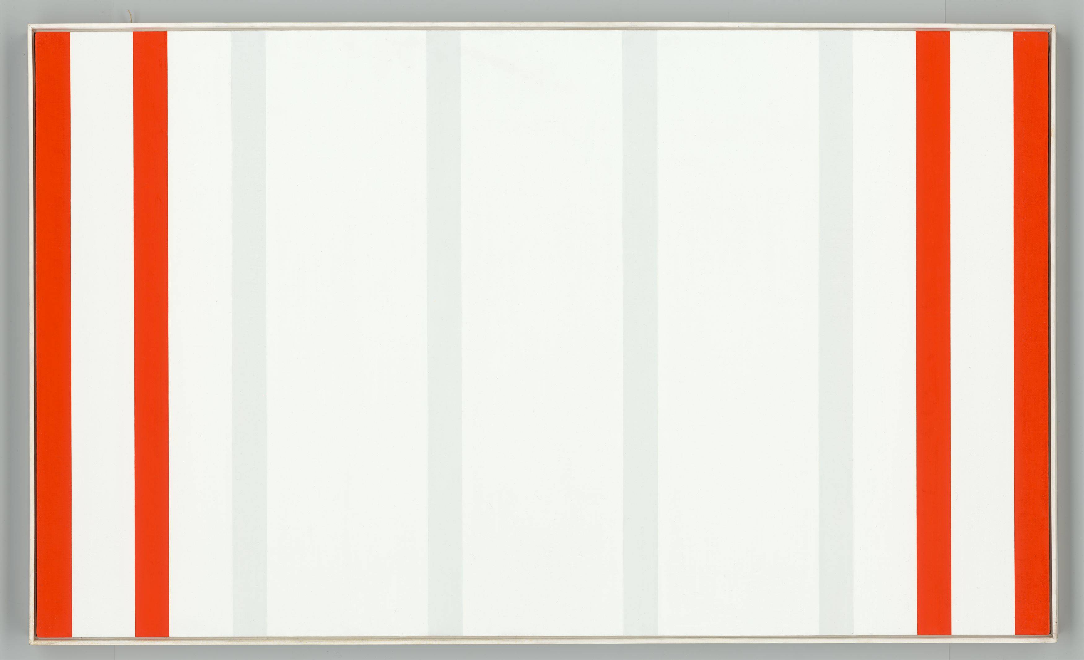 This picture shows the following artwork: Andreas Brandt. ”Rot-Grau”. 1977.