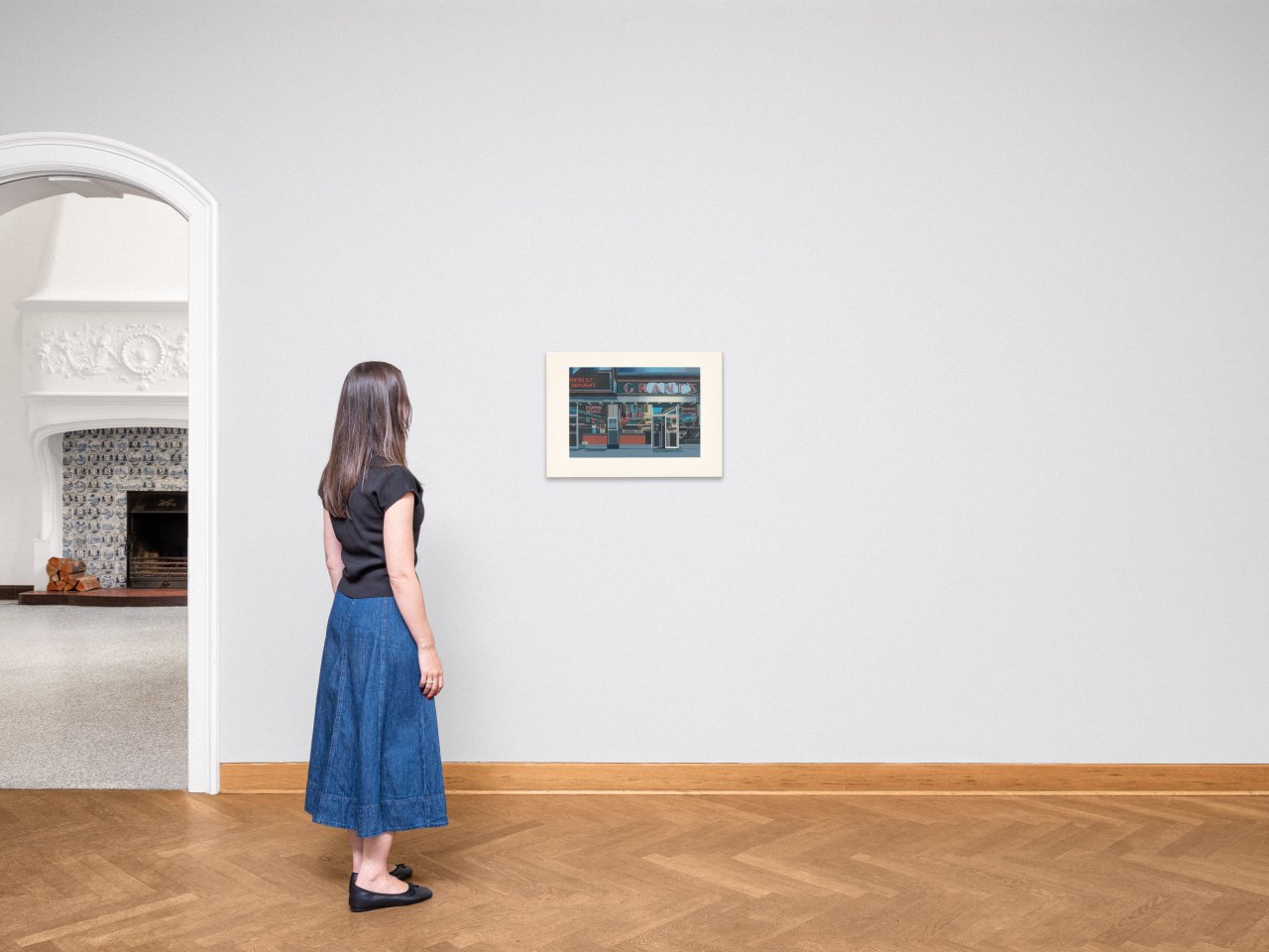 This picture shows the following artwork: Richard Estes. ”Grant's”. 1972.