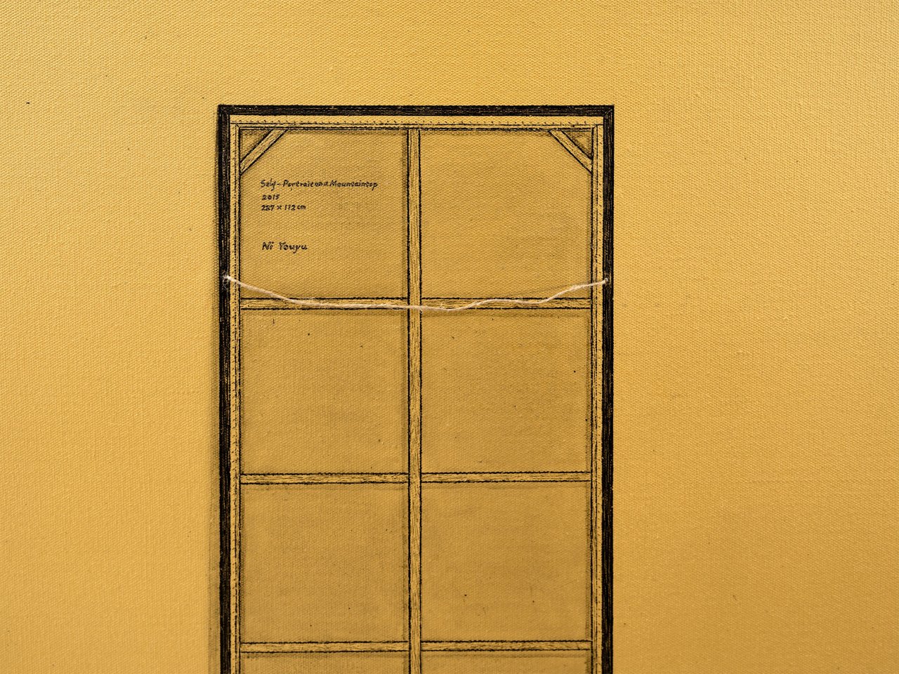 Auf diesem Bild ist das folgende Kunstwerk zu sehen: Ni Youyu. Three Persons Who Can't Meet in the Same Museum. 2015.