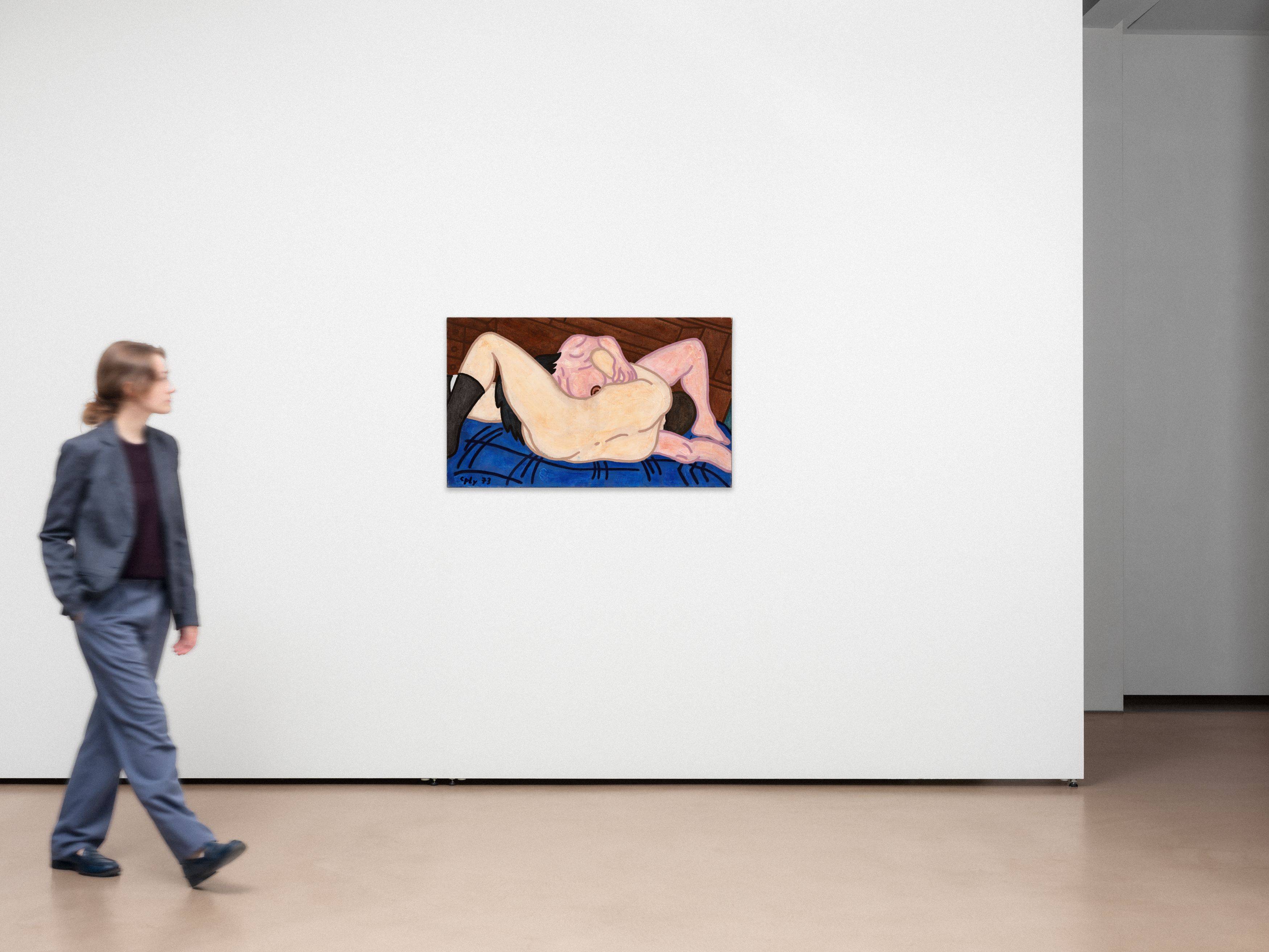 This picture shows the following artwork: William N. Copley. ”The 69 Steps”. 1973.