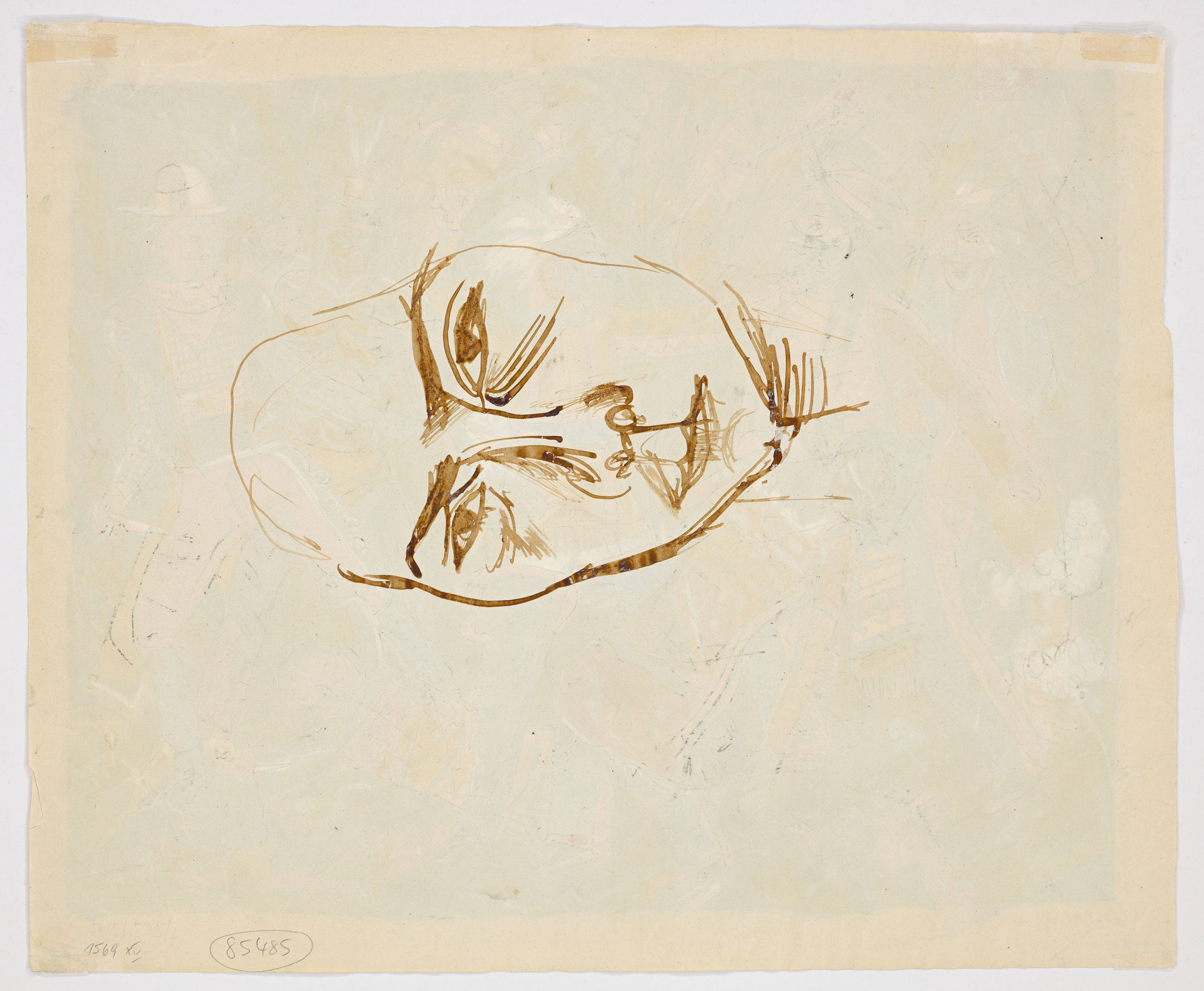 Auf diesem Bild ist das folgende Kunstwerk zu sehen: Rudolf Schlichter. Wild-West (,Indianerspiel'). 1916/18.