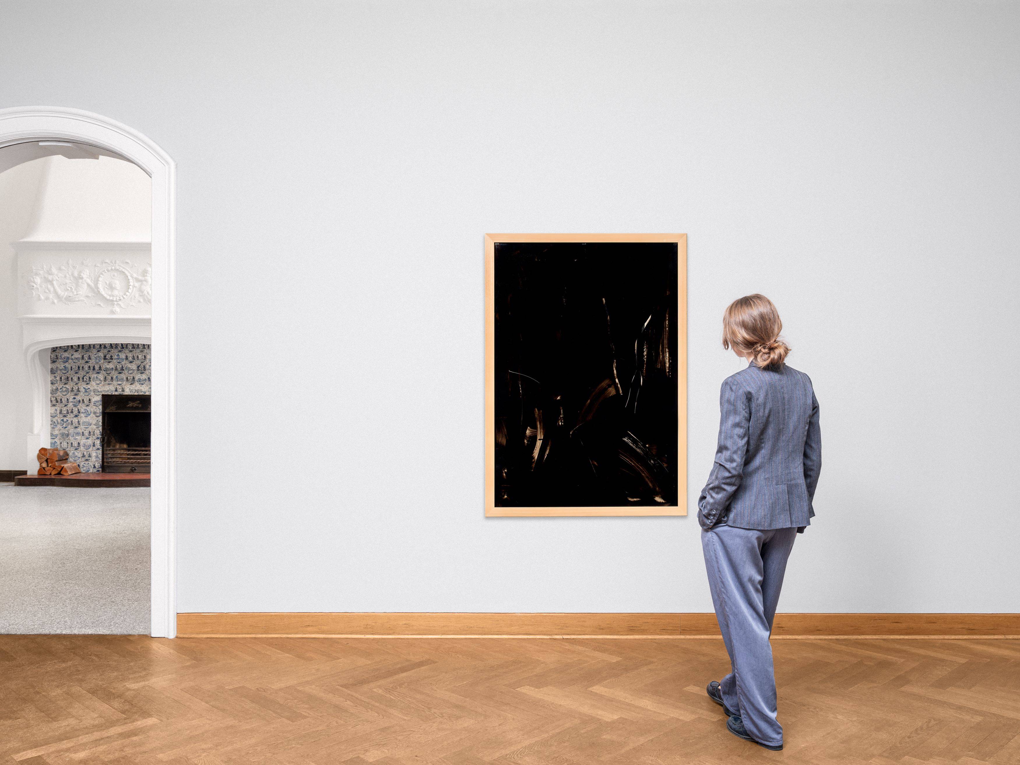 This picture shows the following artwork: Imi Knoebel. Untitled (foil drawing). 1990.