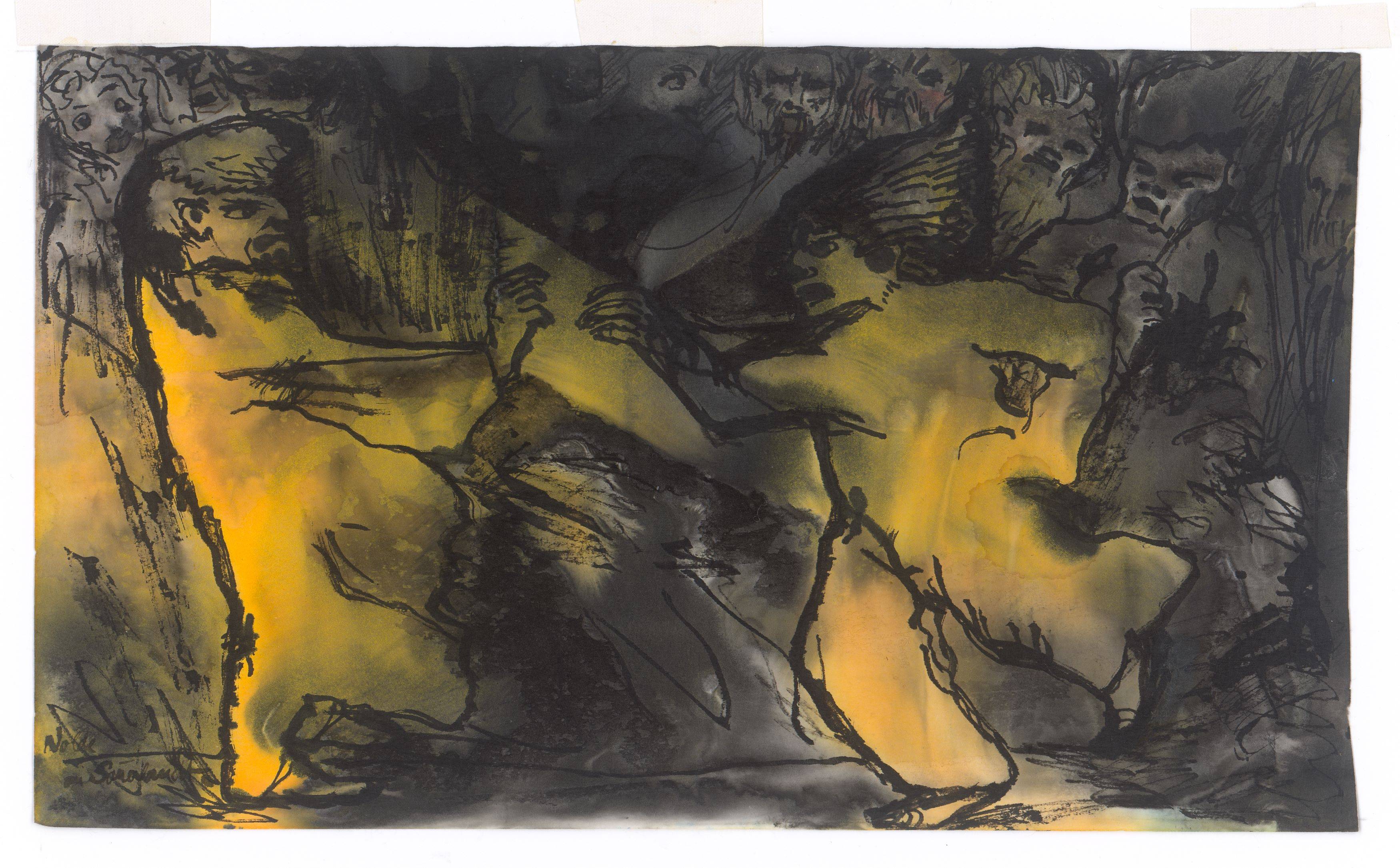 Auf diesem Bild ist das folgende Kunstwerk zu sehen: Emil Nolde. „Gnome“.