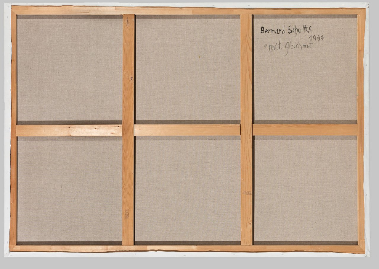 Auf diesem Bild ist das folgende Kunstwerk zu sehen: Bernard Schultze. „mit Gleichmut