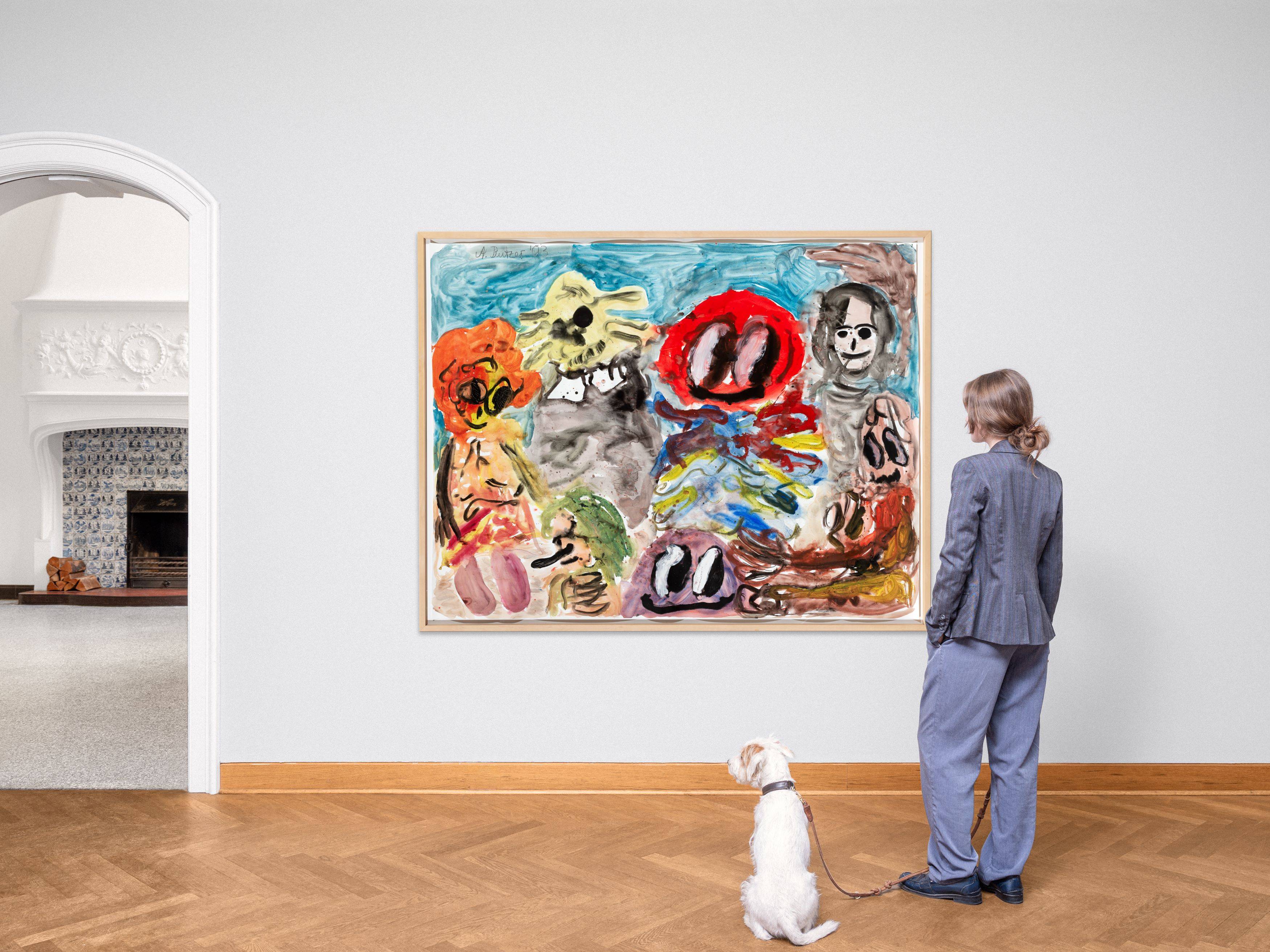 Auf diesem Bild ist das folgende Kunstwerk zu sehen: André Butzer. Ohne Titel. 2003.