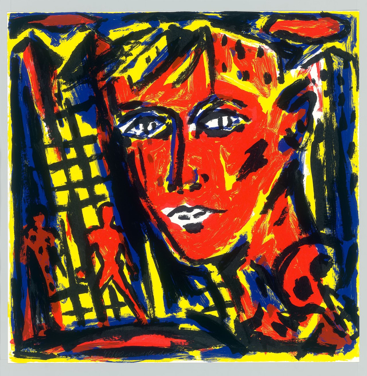 Auf diesem Bild ist das folgende Kunstwerk zu sehen:  Mappenwerk. „8 Für Berlin“. 1986.