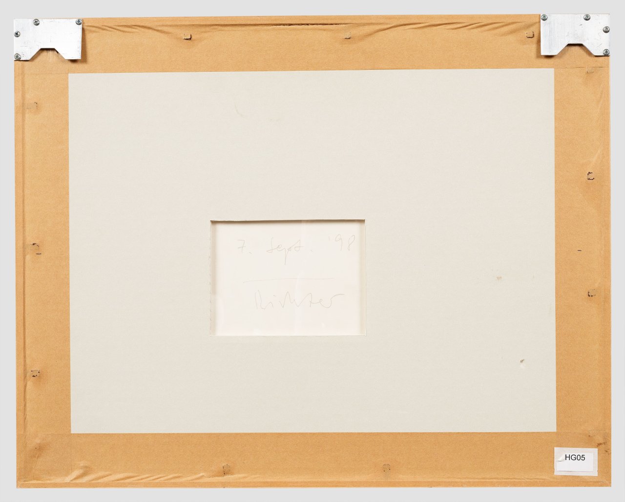Auf diesem Bild ist das folgende Kunstwerk zu sehen: Gerhard Richter. „7. Sept. '98“. 1998.