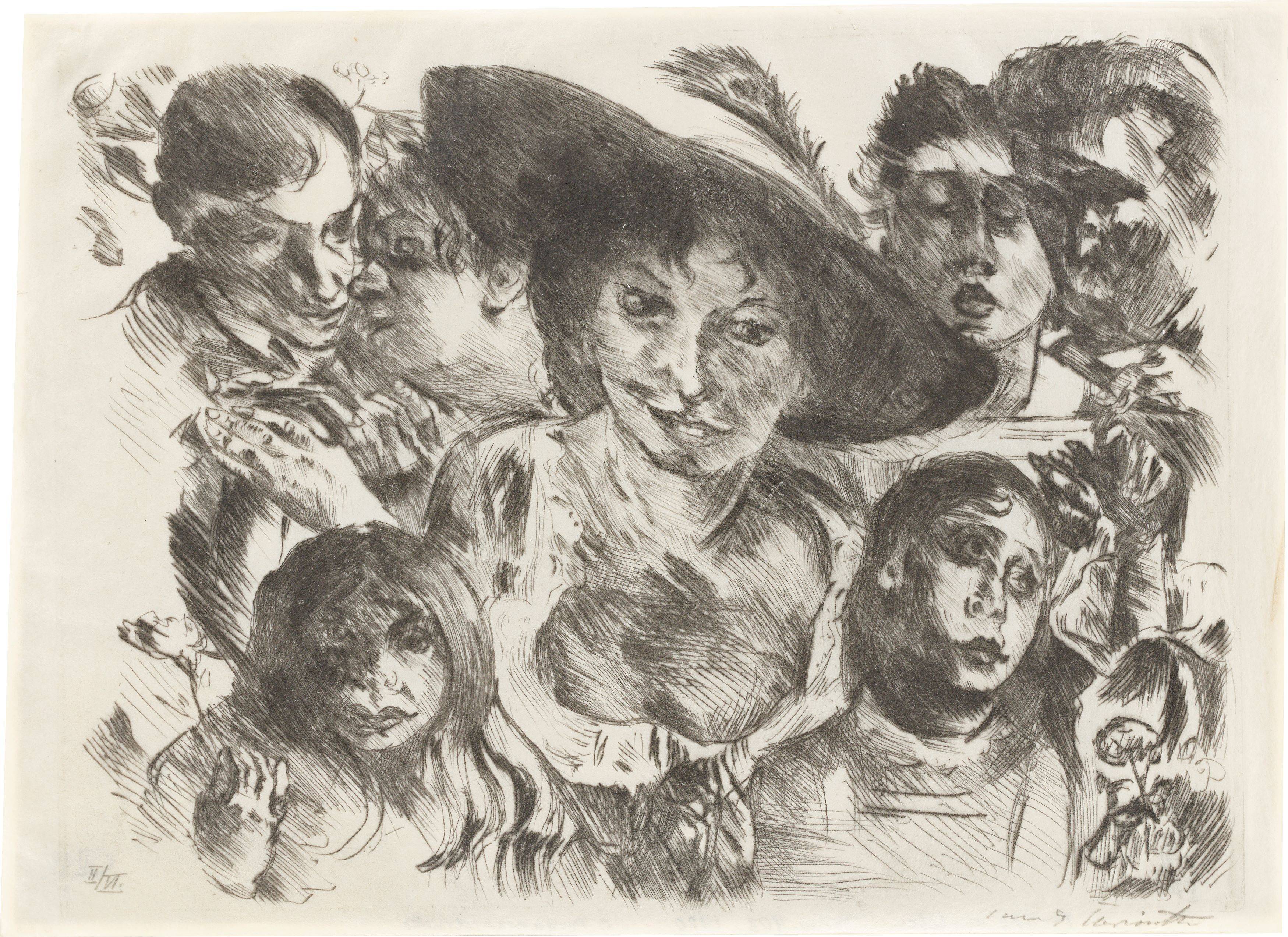 Auf diesem Bild ist das folgende Kunstwerk zu sehen: Lovis Corinth. „Freude am Leben“. 1920.