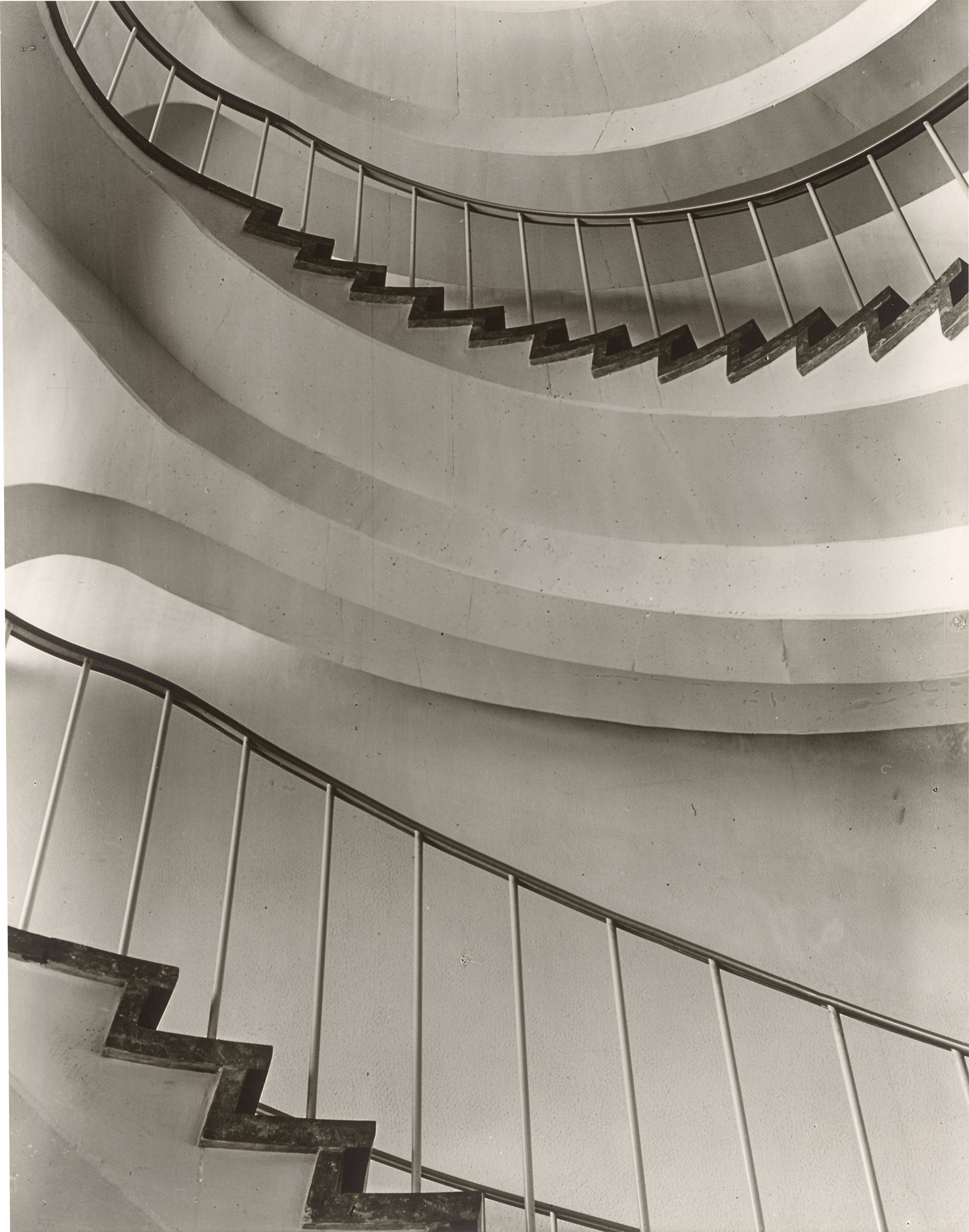 This picture shows the following artwork: Max Baur. Collection: Stairwells. 1950s.