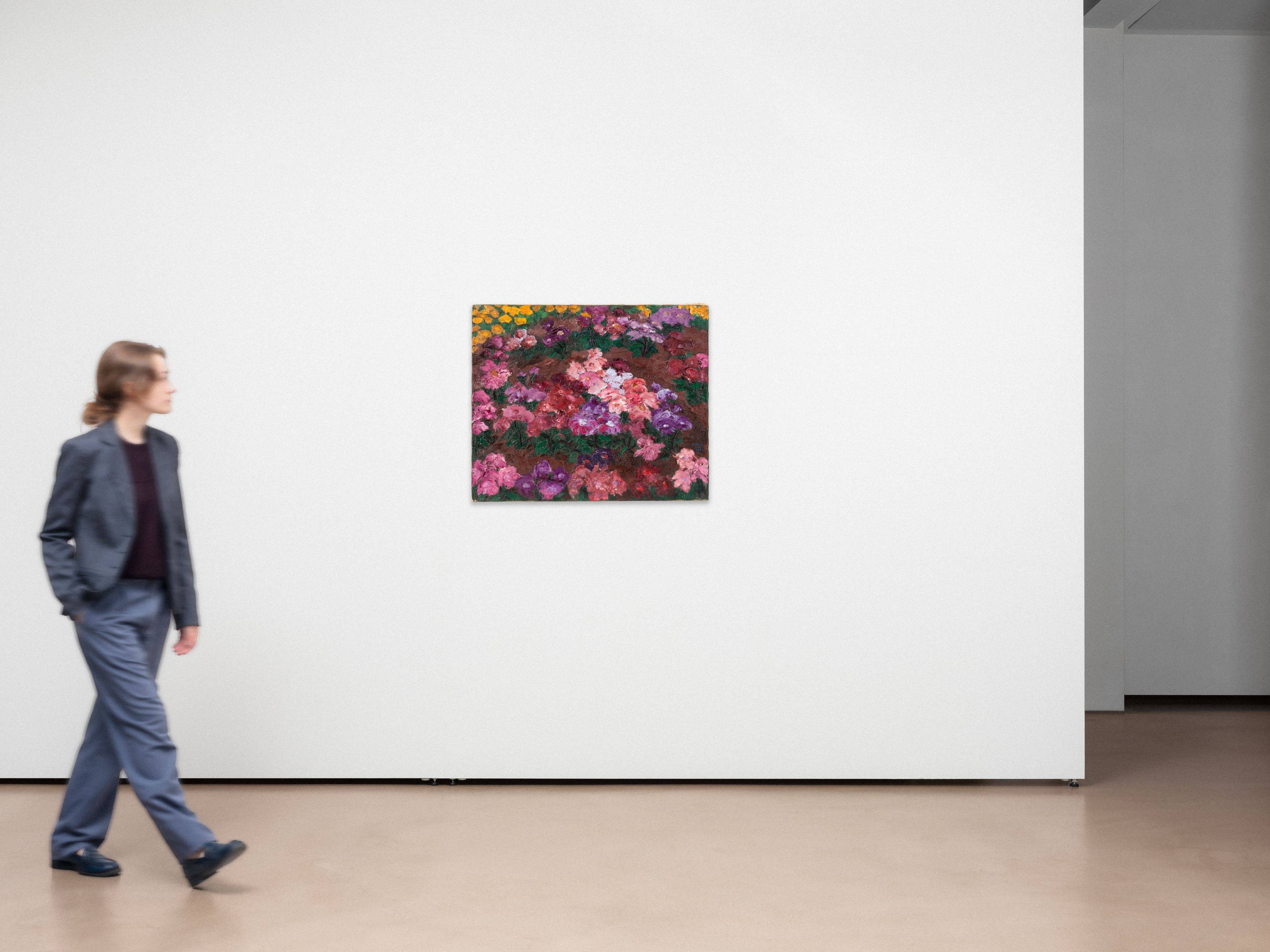 Auf diesem Bild ist das folgende Kunstwerk zu sehen: Emil Nolde. „Astern“. 1919.