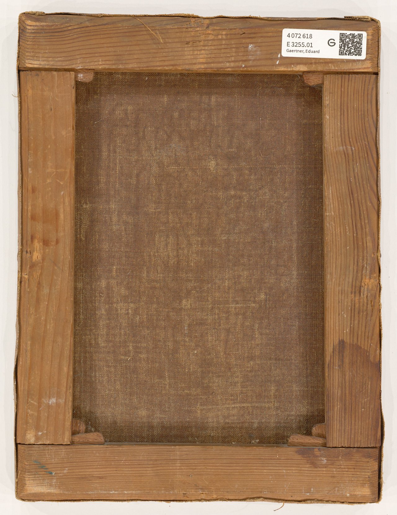 Auf diesem Bild ist das folgende Kunstwerk zu sehen: Eduard Gaertner. Porträt einer jungen Berlinerin. 1844.