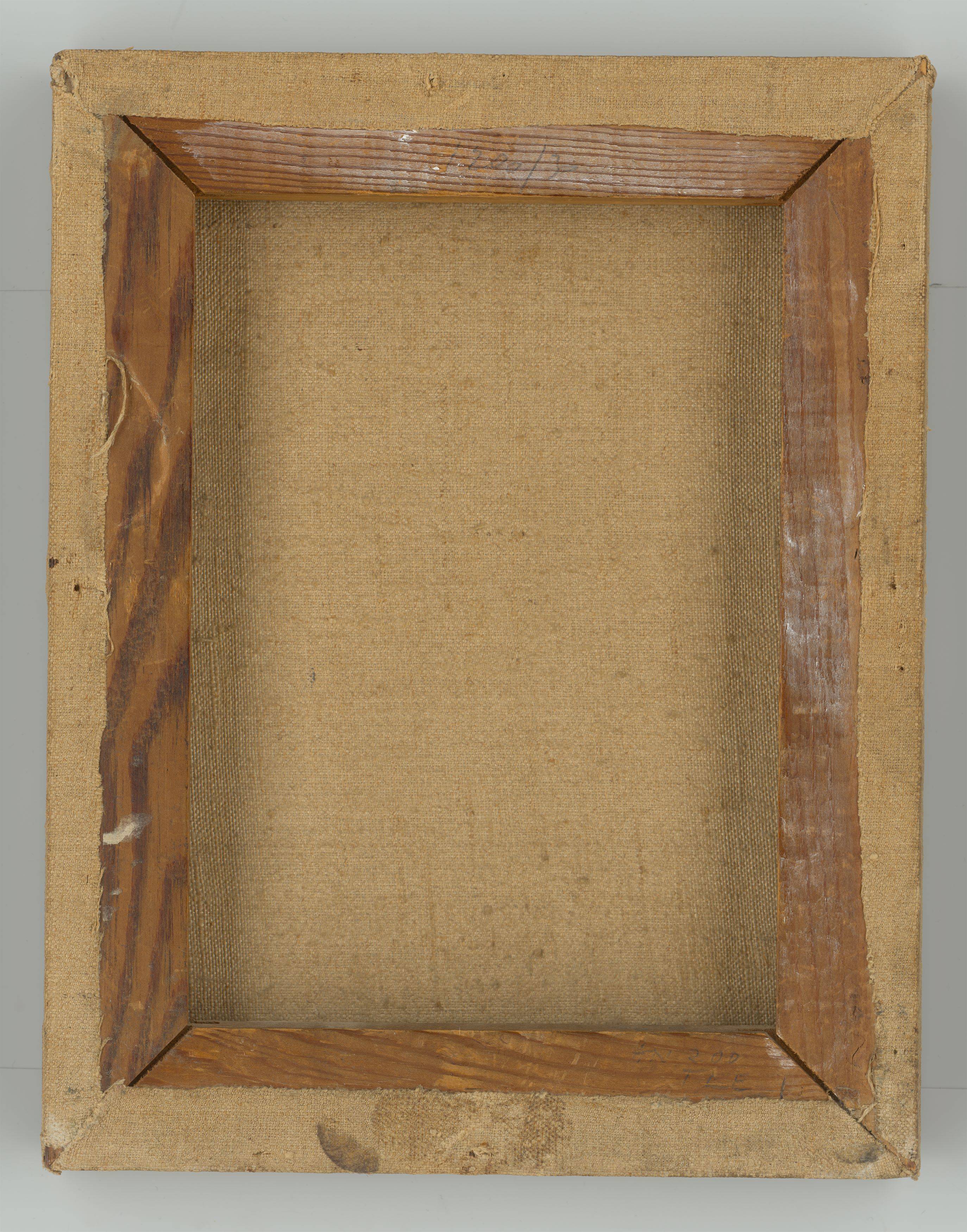 Auf diesem Bild ist das folgende Kunstwerk zu sehen: Lesser Ury. „Pferdefuhrwerke am Landwehrkanal, Berlin“. 1888.