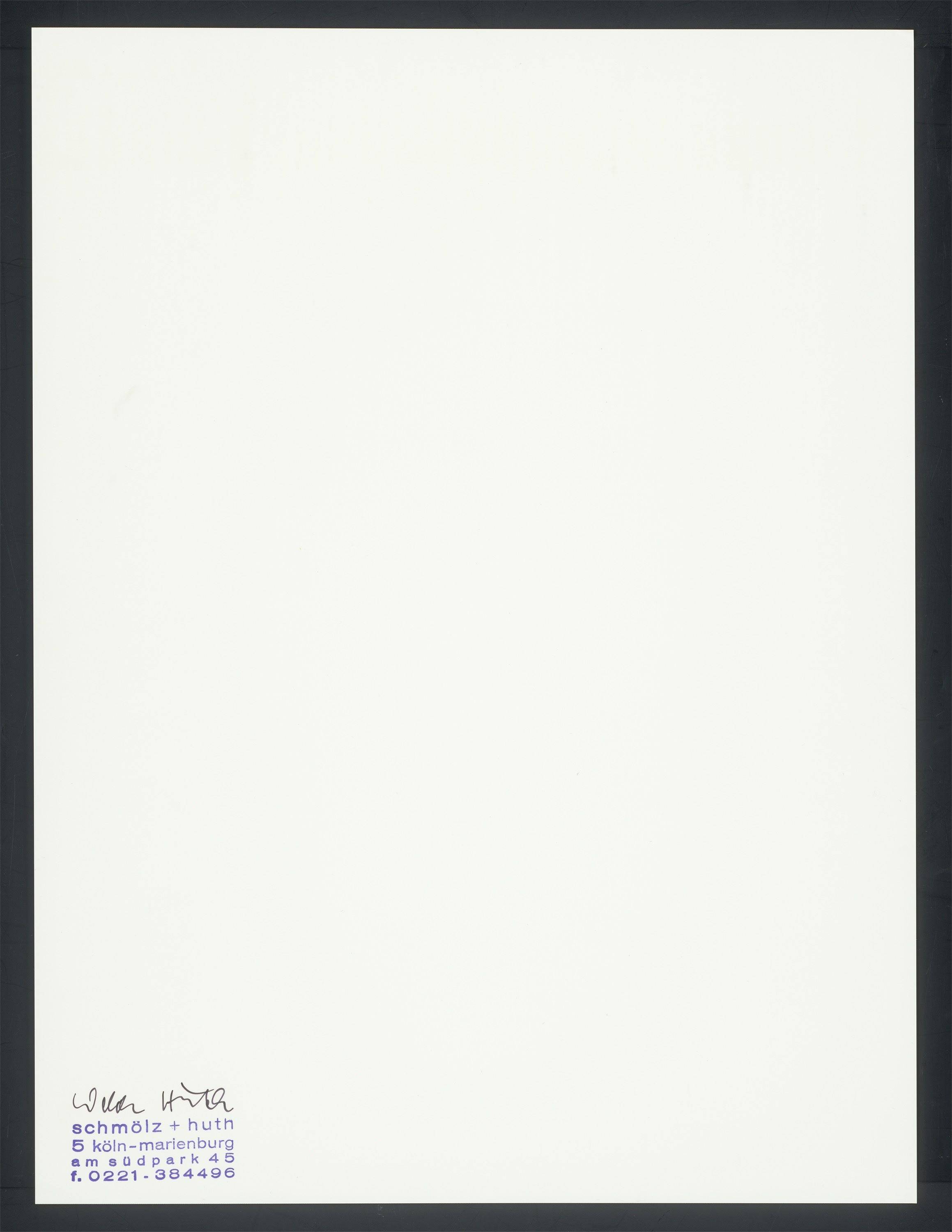 This picture shows the following artwork: Walde Huth. Advertising photograph for 