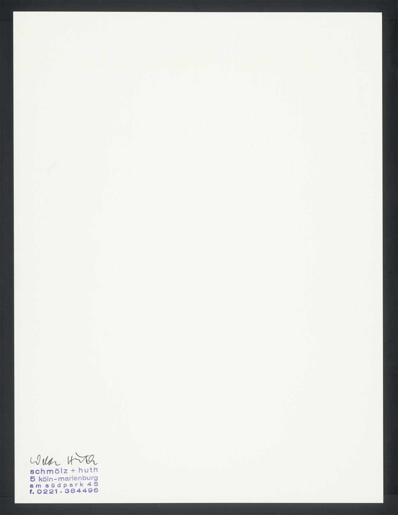 This picture shows the following artwork: Walde Huth. Advertising photograph for 