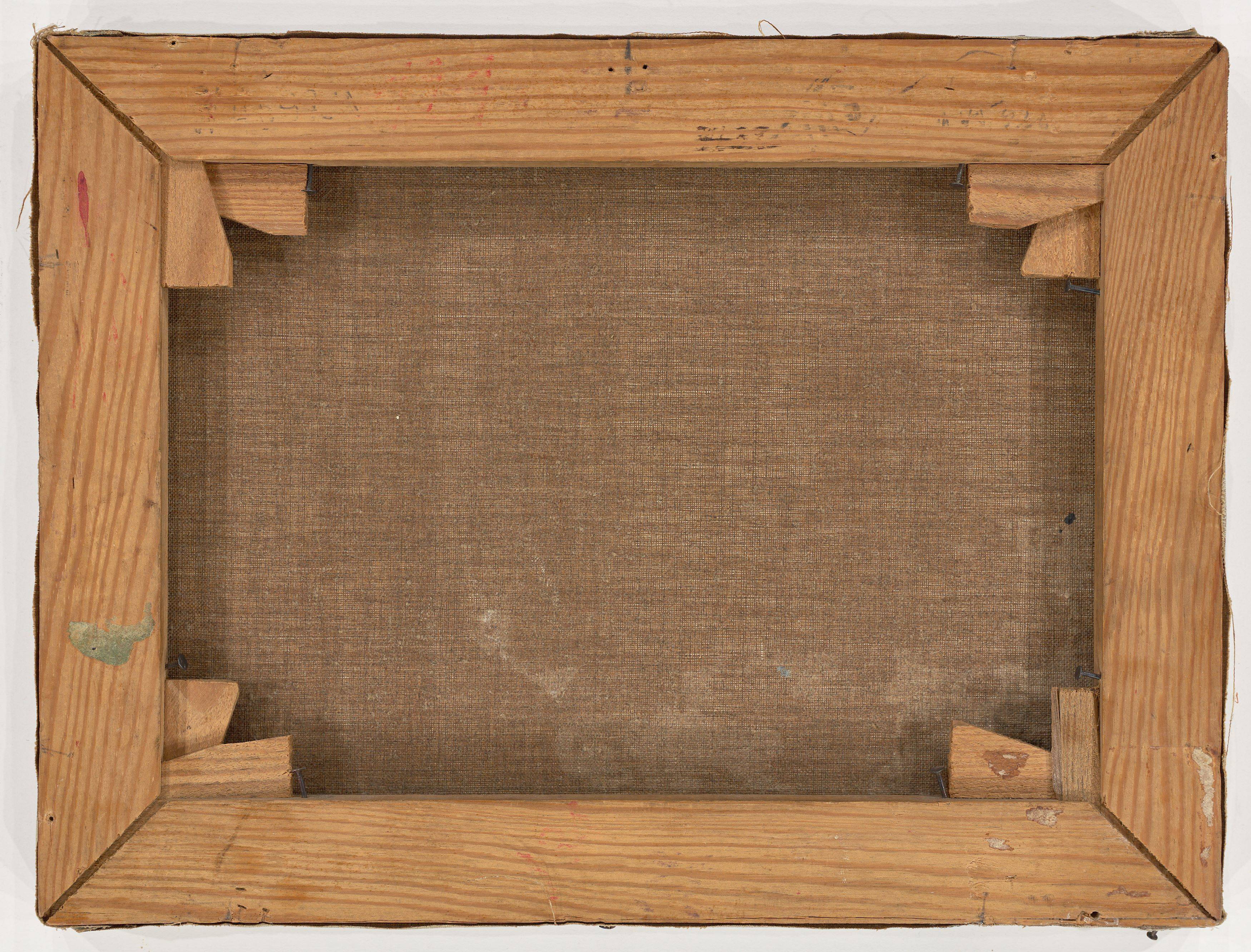 Auf diesem Bild ist das folgende Kunstwerk zu sehen: Lesser Ury. „Dame in Weiß auf einer Café-Terrasse“. Um 1928.