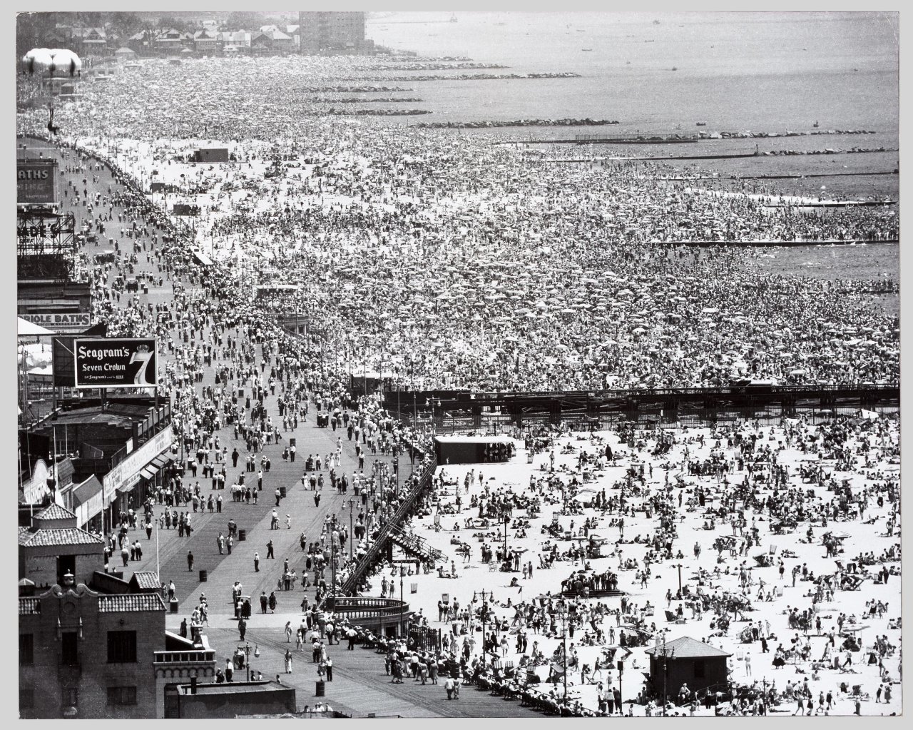 This picture shows the following artwork: Andreas Feininger. Coney Island, New York. 1949.