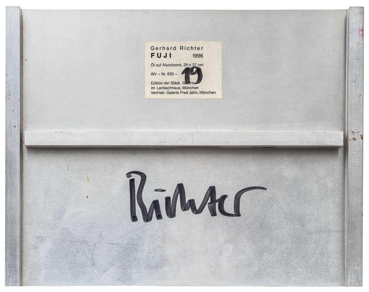 This picture shows the following artwork: Gerhard Richter. ”Fuji”. 1996.