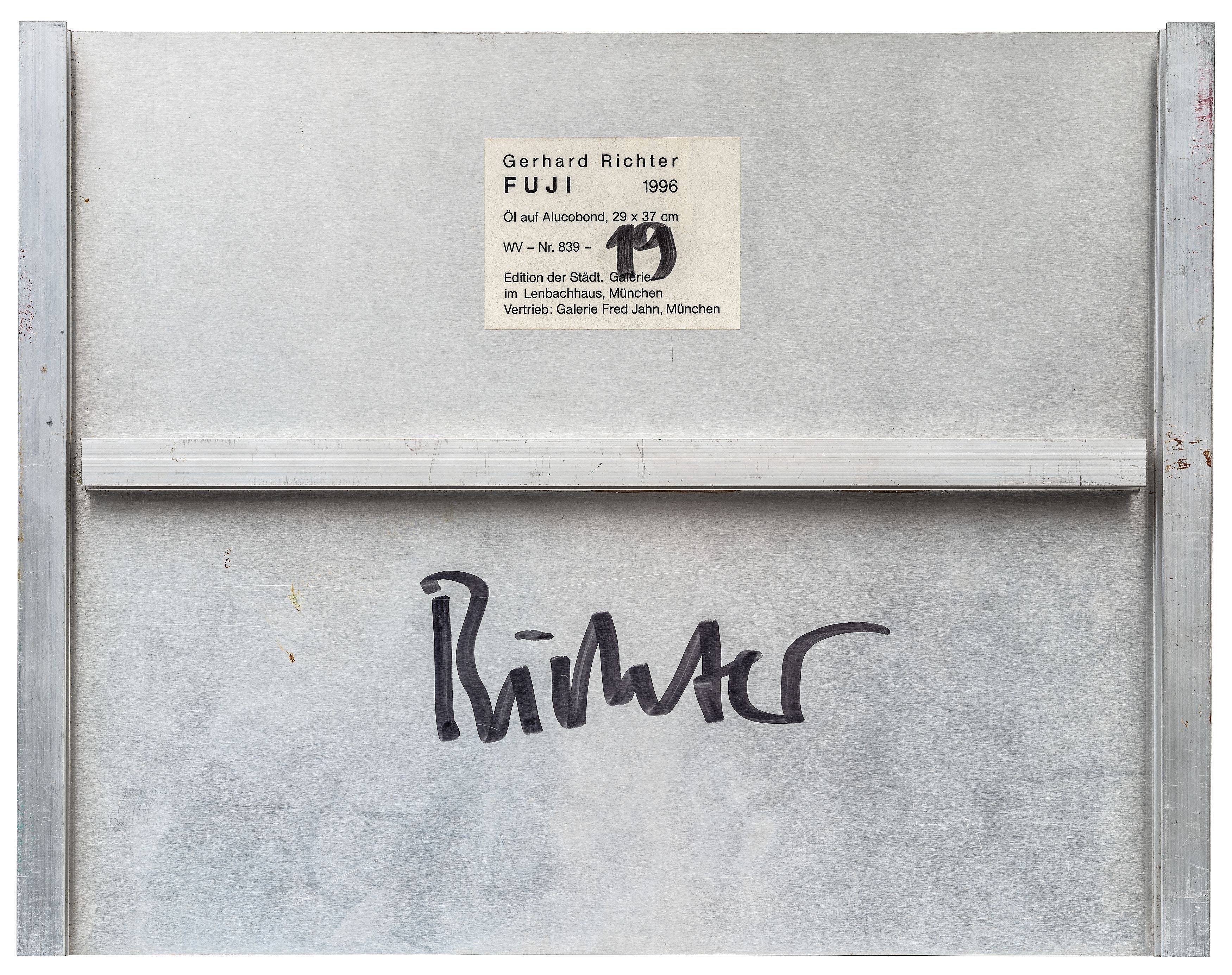 This picture shows the following artwork: Gerhard Richter. ”Fuji”. 1996.