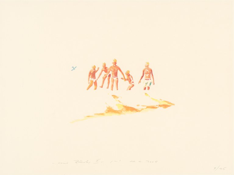 This picture shows the following artwork: Norbert Bisky. ”neue Zünder II”. 2004.
