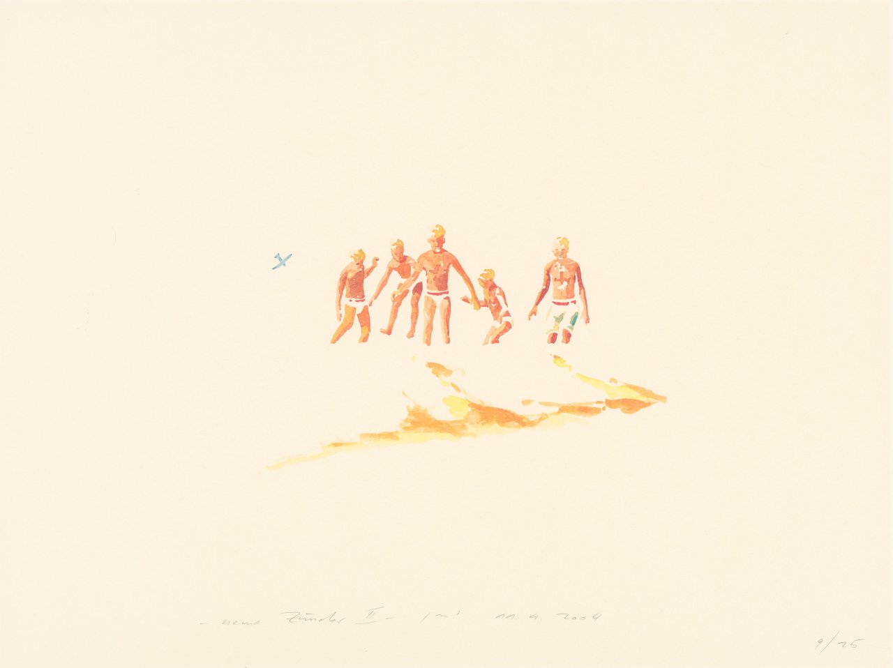 This picture shows the following artwork: Norbert Bisky. ”neue Zünder II”. 2004.