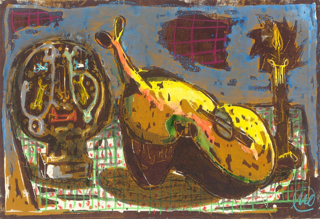 This picture shows the following artwork: Markus Lüpertz. Untitled. 1980.