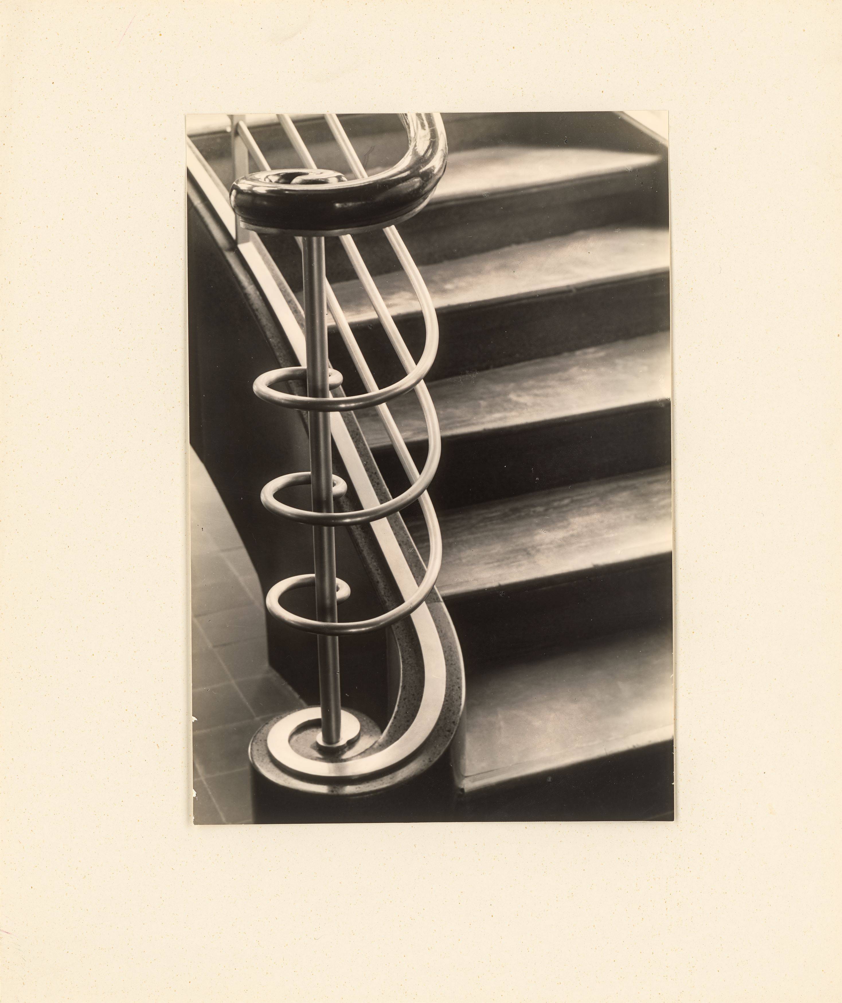 This picture shows the following artwork: Max Baur. Collection: Stairwells. 1950s.