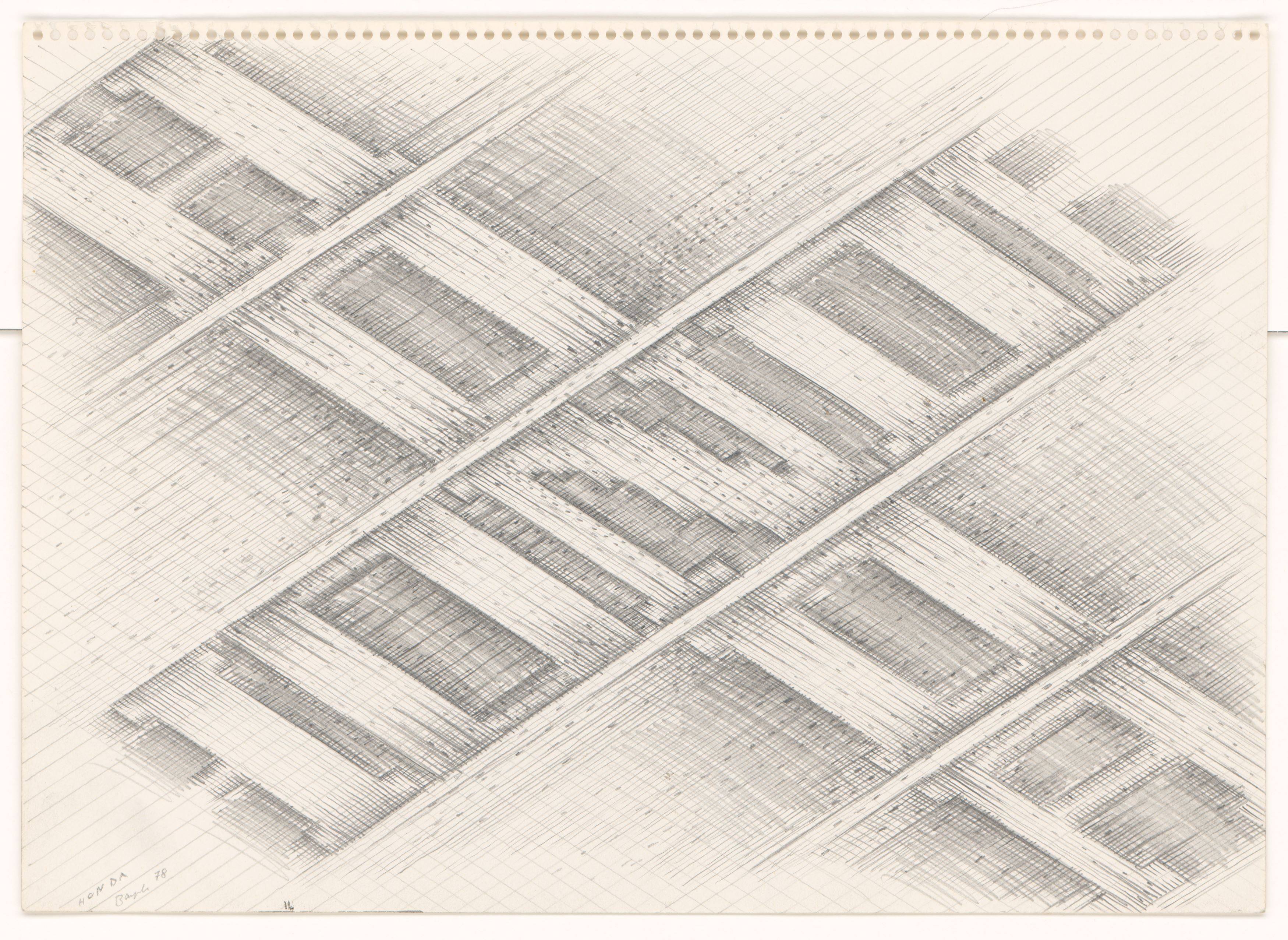 This picture shows the following artwork: Thomas Bayrle. ”HONDA”. 1978.