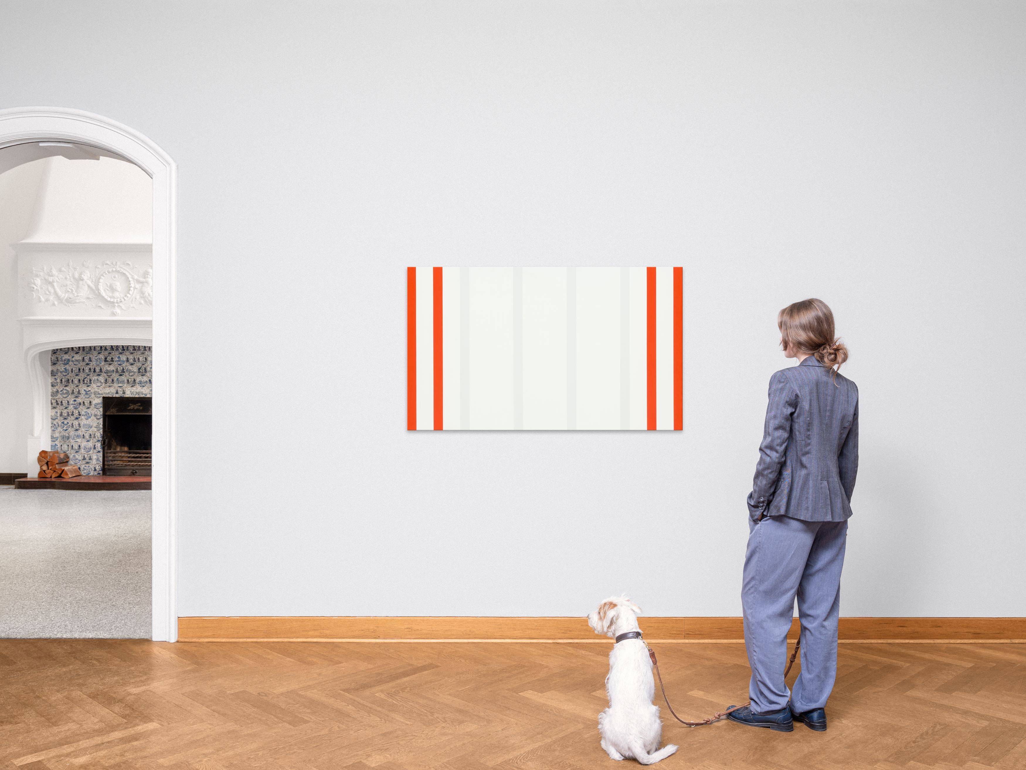 This picture shows the following artwork: Andreas Brandt. ”Rot-Grau”. 1977.