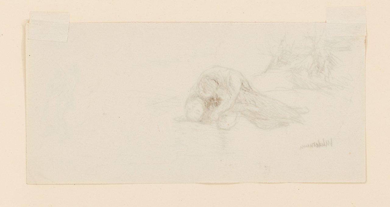 This picture shows the following artwork: Max Liebermann. ”Hilariens Sturz”. 1920.