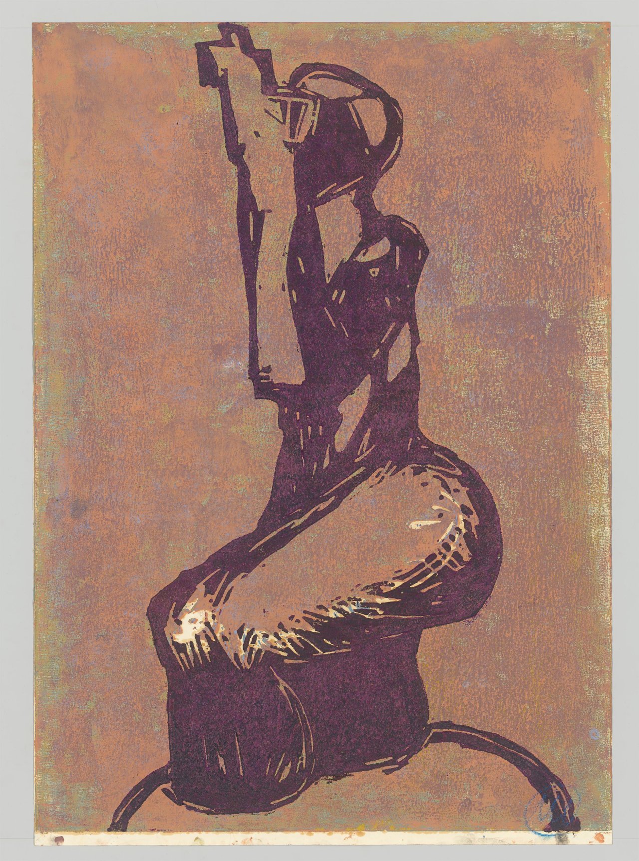 This picture shows the following artwork: Markus Lüpertz. Clitunno. Circa 1990.