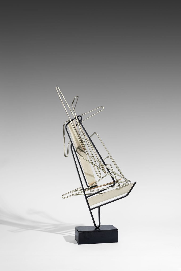 Auf diesem Bild ist das folgende Kunstwerk zu sehen: Hans Uhlmann. „Schiff“. 1952.