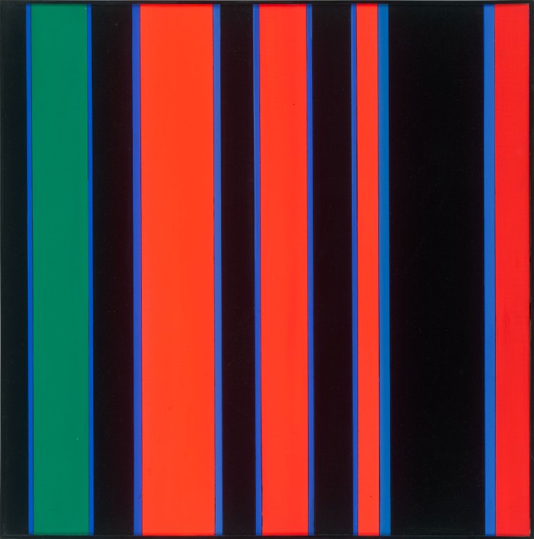 Auf diesem Bild ist das folgende Kunstwerk zu sehen: Günter Fruhtrunk. „STIMMUNG“. 1973.