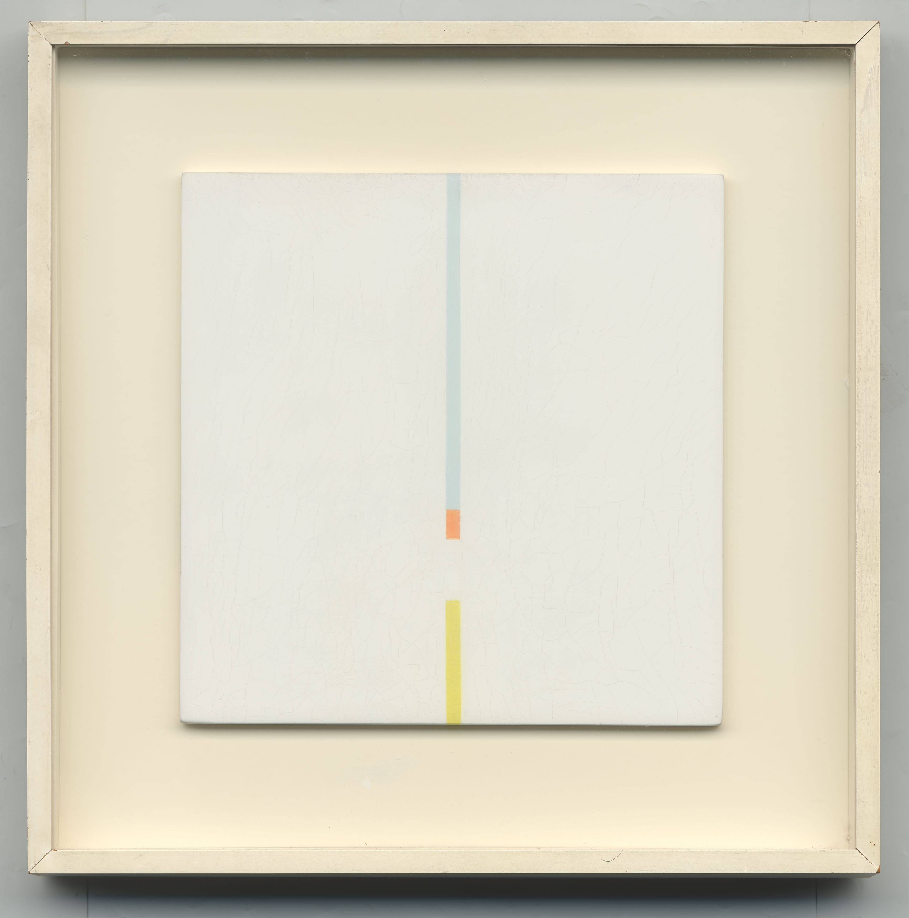 This picture shows the following artwork: Antonio Calderara. ”Tensione verticale interrotta”. 1967/68.