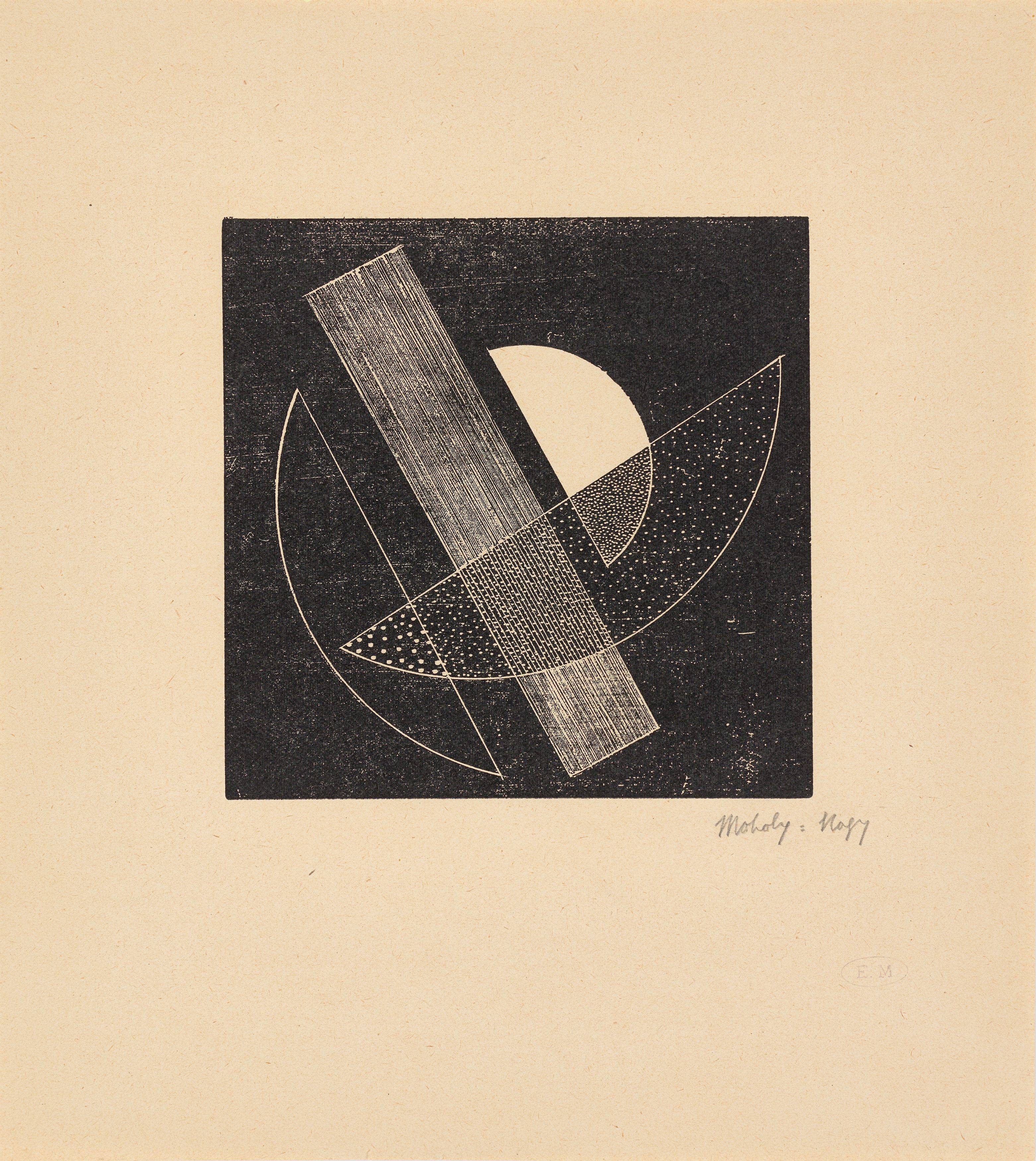 Auf diesem Bild ist das folgende Kunstwerk zu sehen: László Moholy-Nagy. Ohne Titel. 1923.