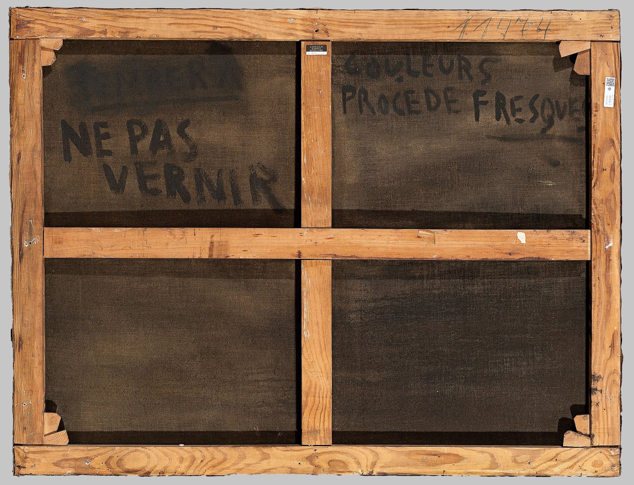 Auf diesem Bild ist das folgende Kunstwerk zu sehen: Serge Poliakoff. „Composition abstraite“. 1962.