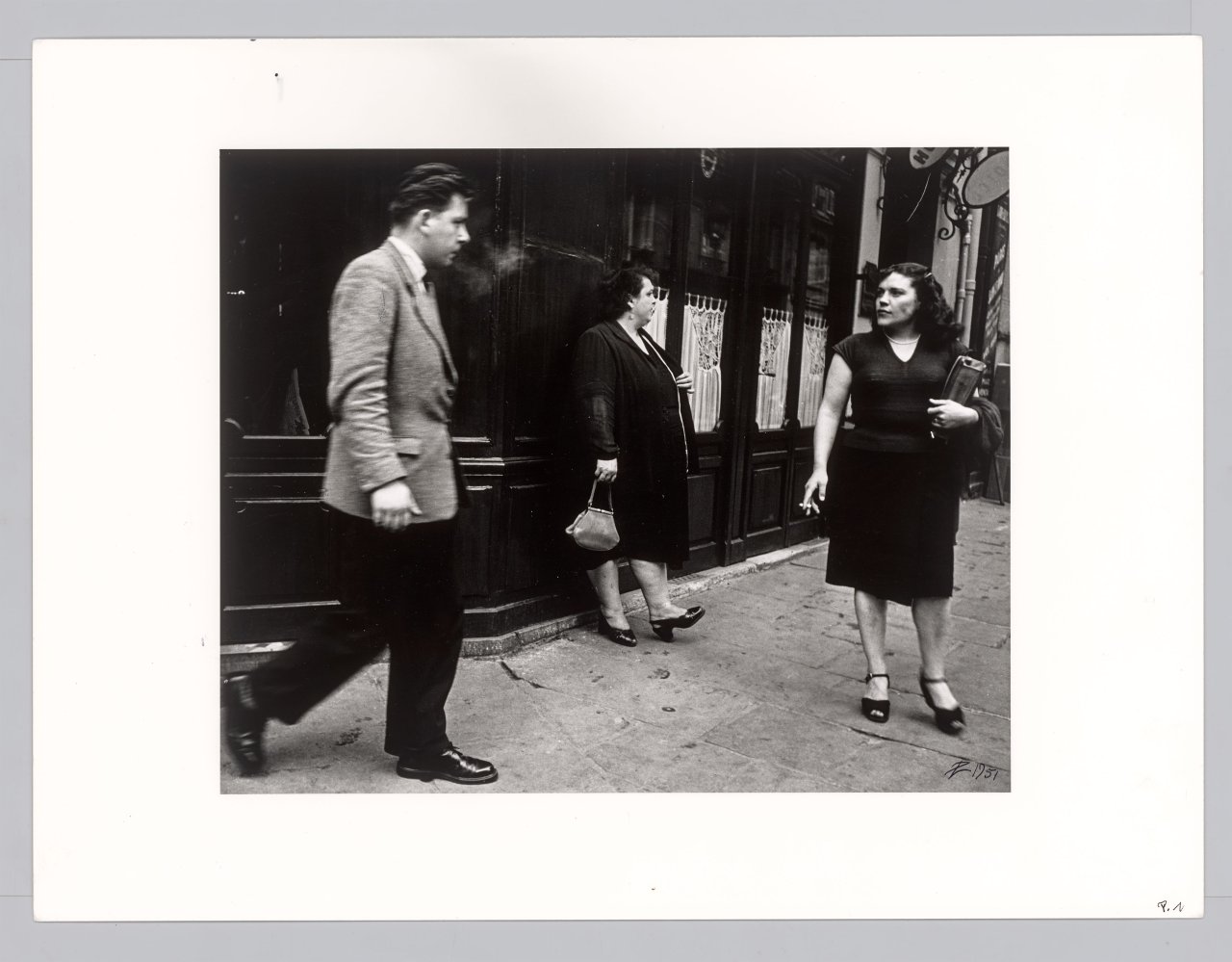 This picture shows the following artwork: Lutz Dille. ”Paris”. 1951.