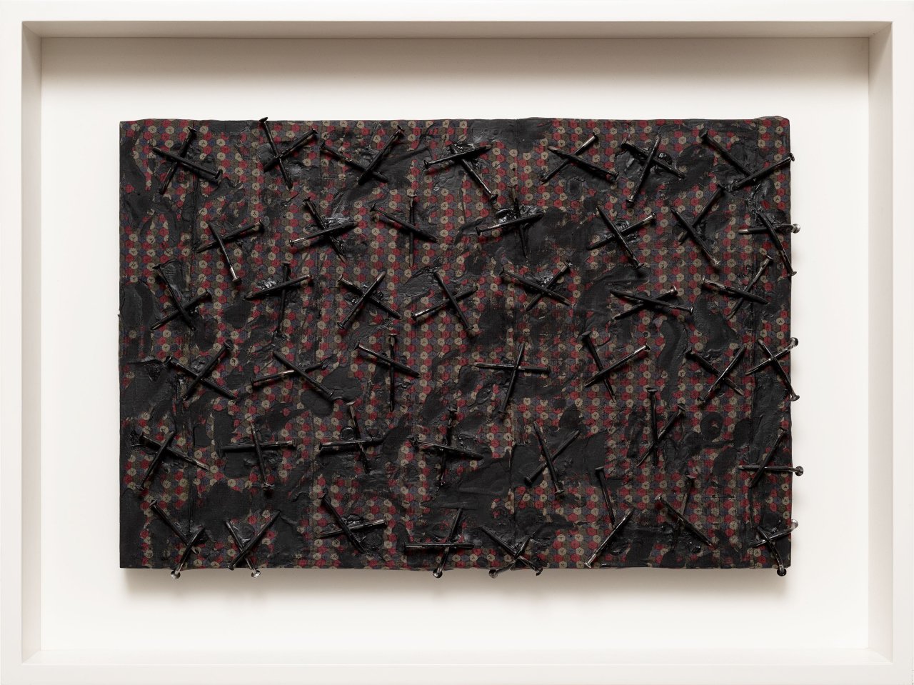 This picture shows the following artwork: Günther Uecker. ”Verborgen 4”. 2007.