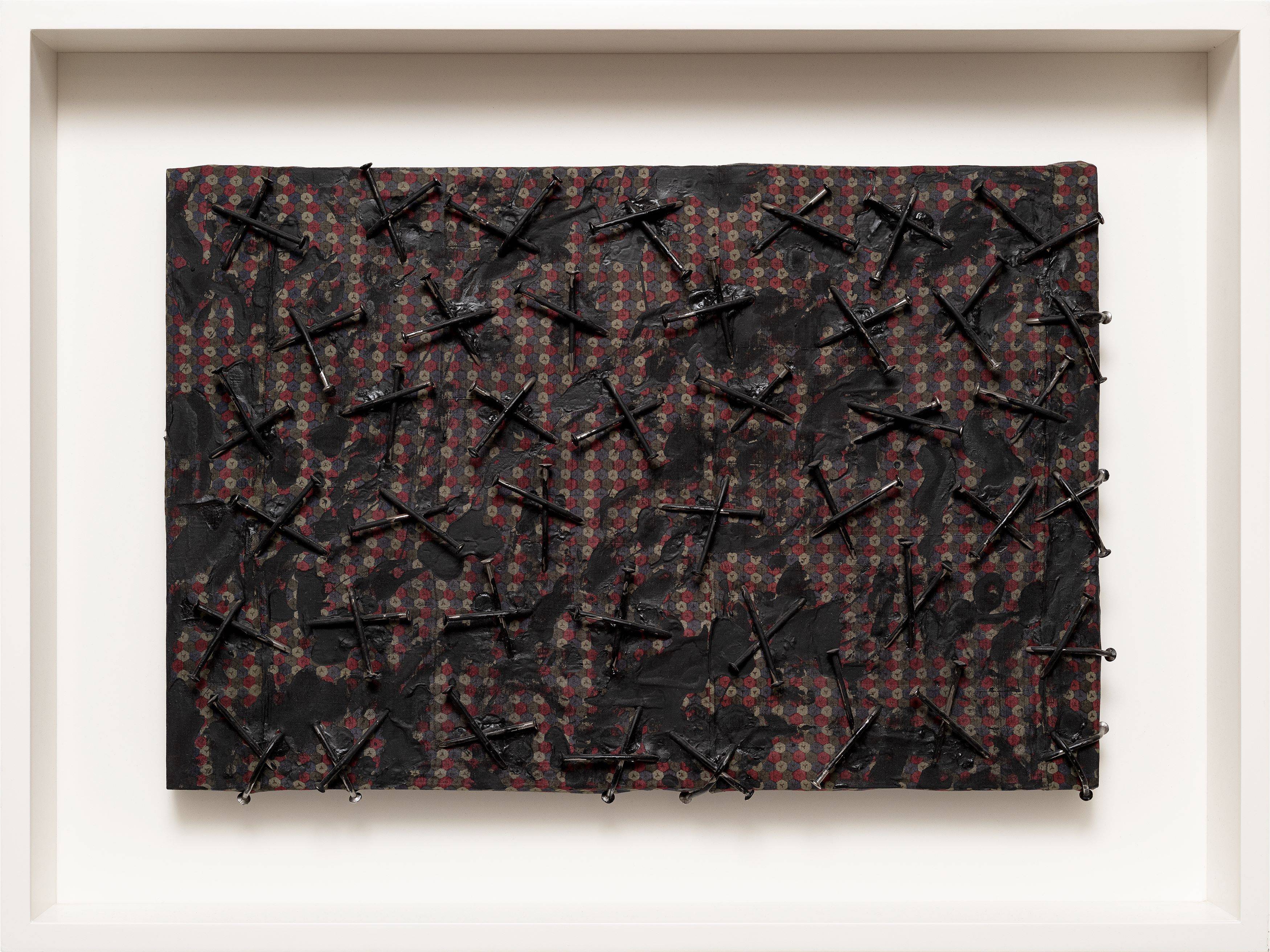 This picture shows the following artwork: Günther Uecker. ”Verborgen 4”. 2007.