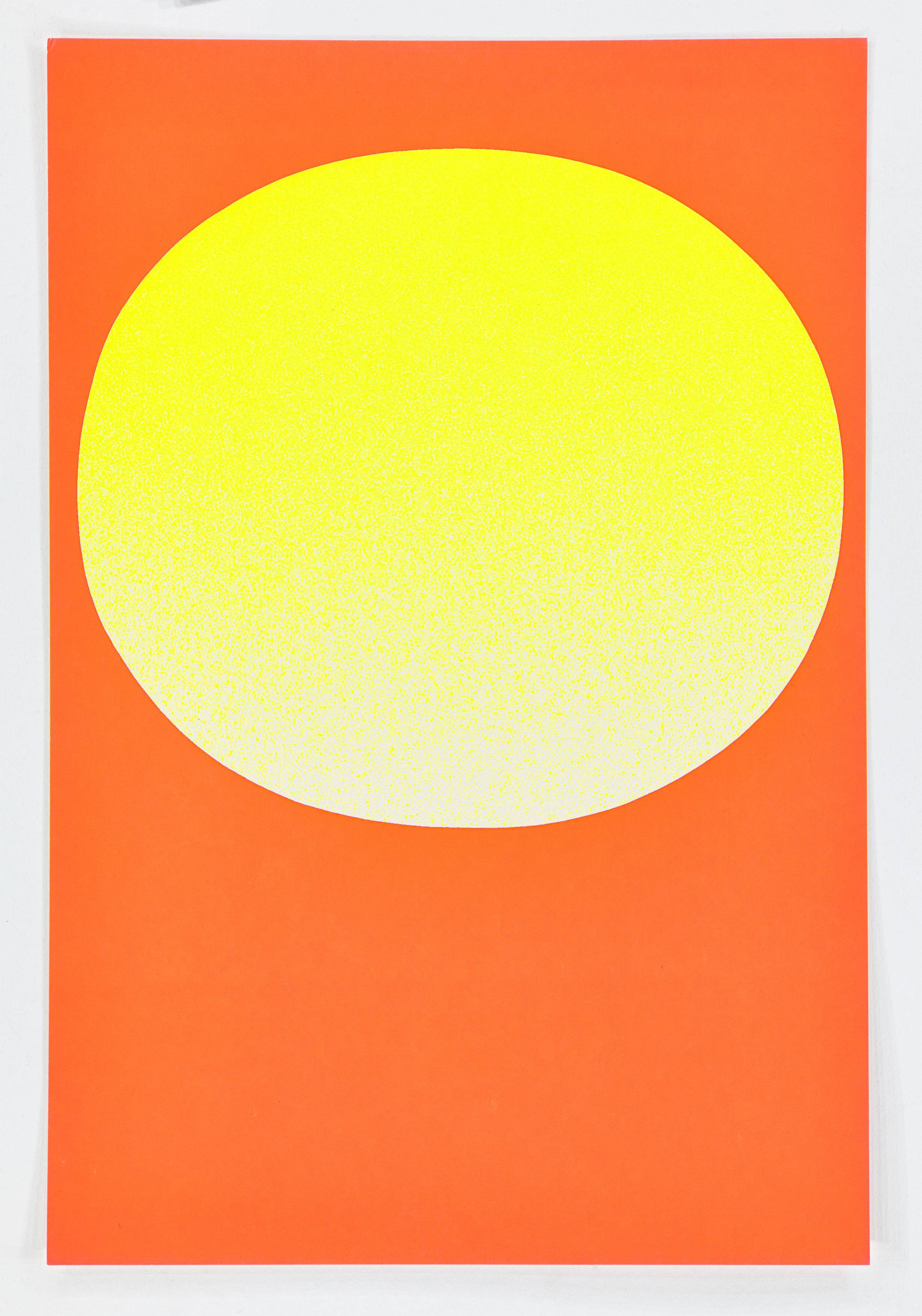 This picture shows the following artwork: Rupprecht Geiger. ”Geiger – Modulation”. 1969.