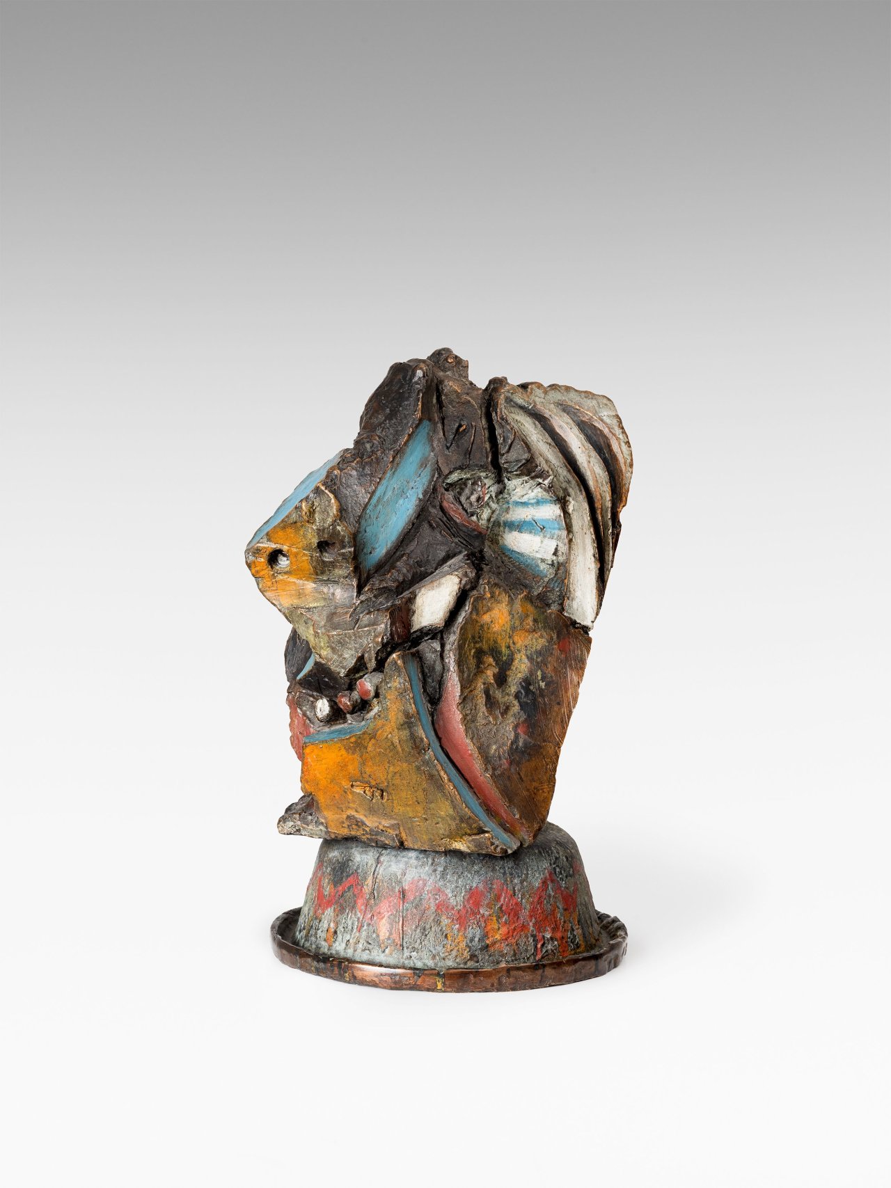 Auf diesem Bild ist das folgende Kunstwerk zu sehen: Markus Lüpertz. Tourist, aus der Serie „Die Bürger von Florenz“. 1983.