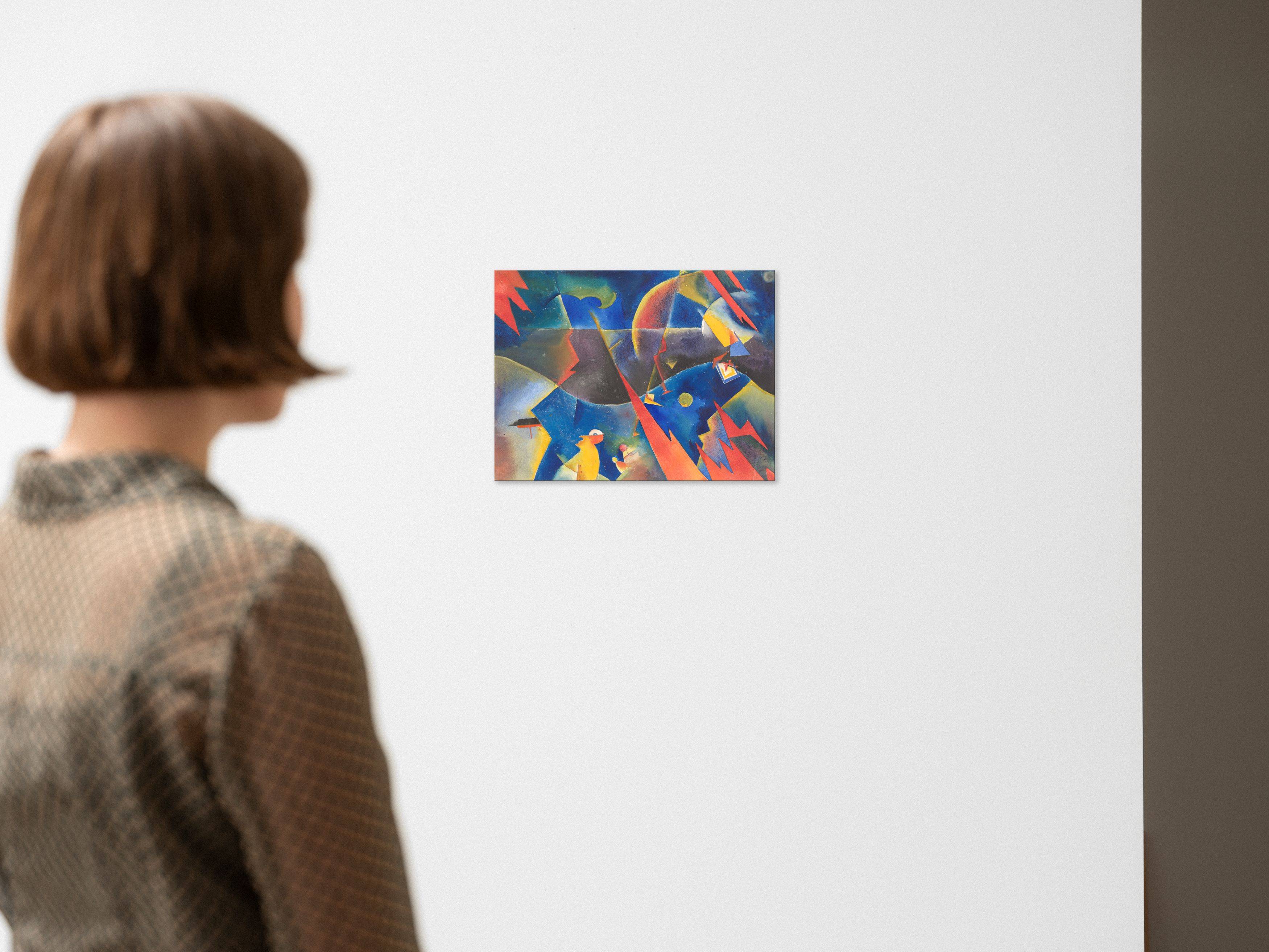 Auf diesem Bild ist das folgende Kunstwerk zu sehen: Rudolf Schlichter. Der Sturm. 1916-18.