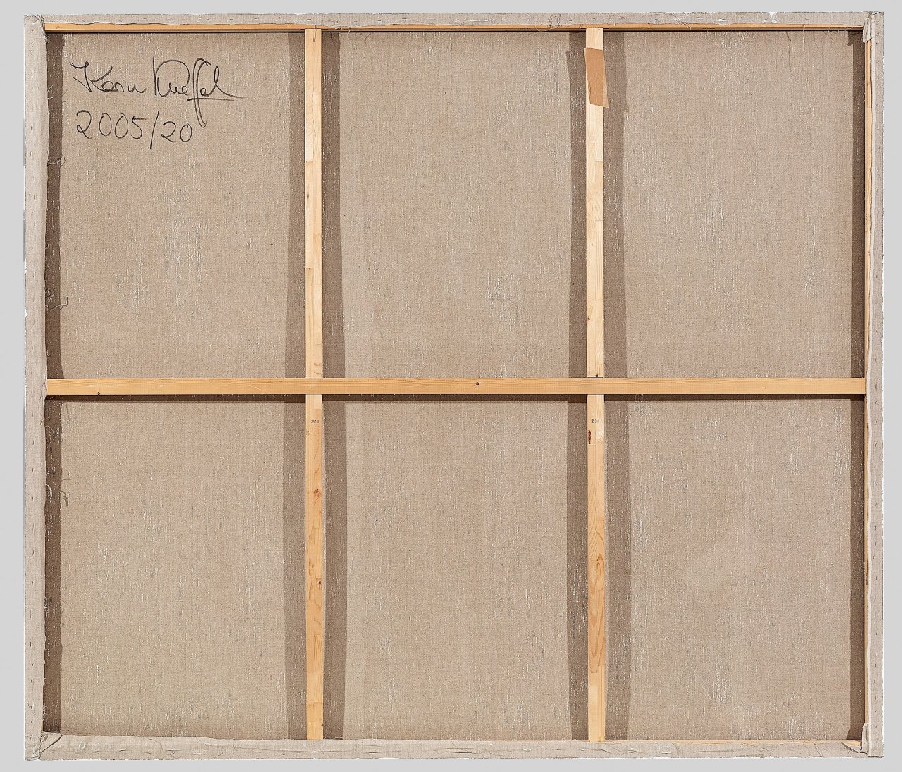 Auf diesem Bild ist das folgende Kunstwerk zu sehen: Karin Kneffel. Ohne Titel. 2005.