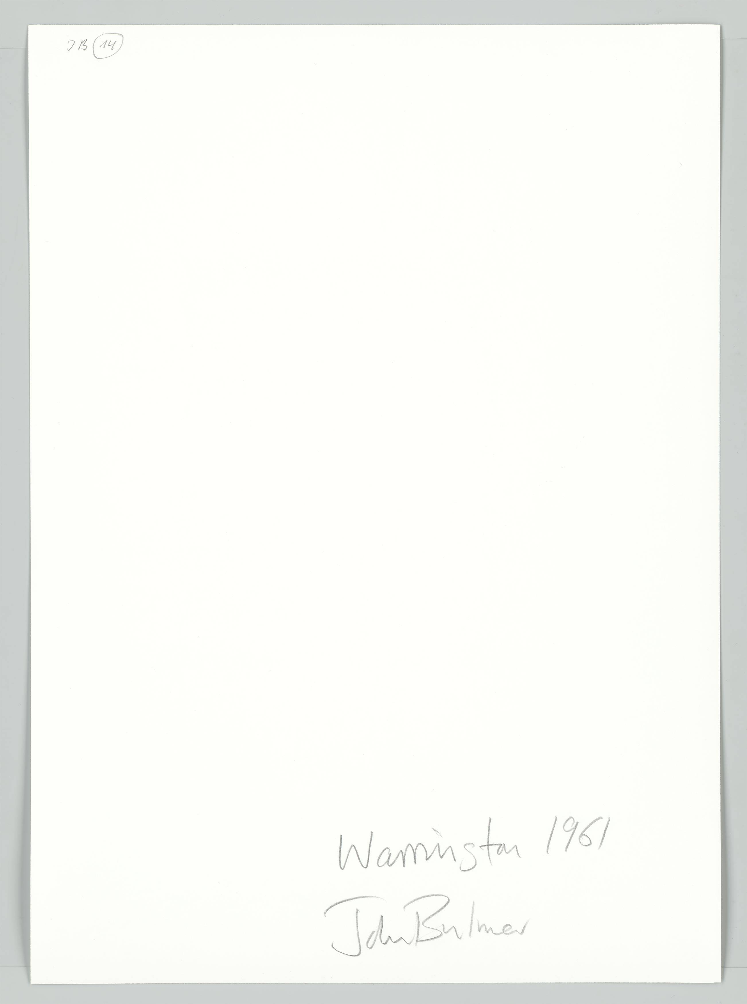 This picture shows the following artwork: John Bulmer. From the series ”Warrington”. 1961.