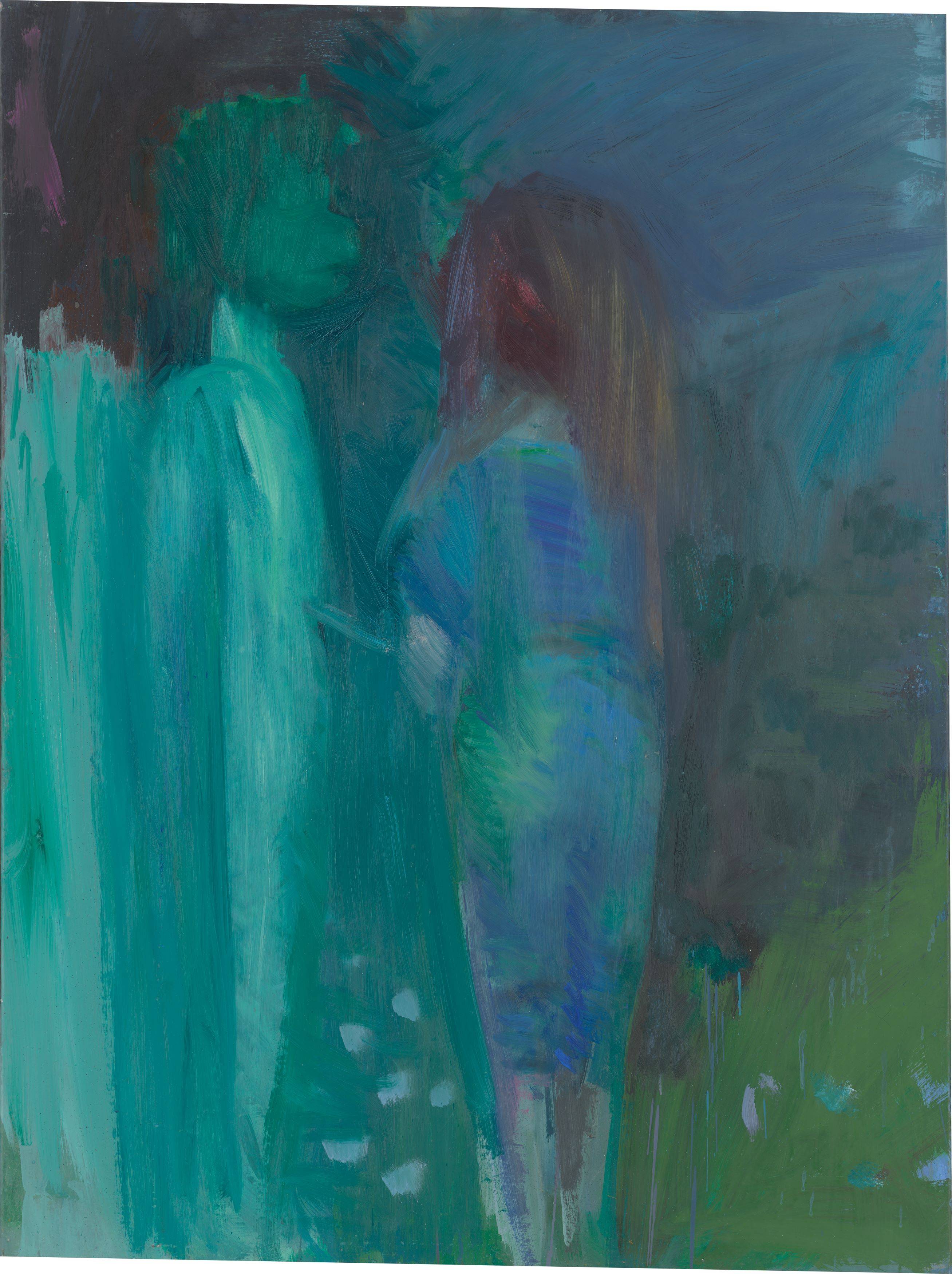 This picture shows the following artwork: Siegfried Anzinger. Children. 1991.