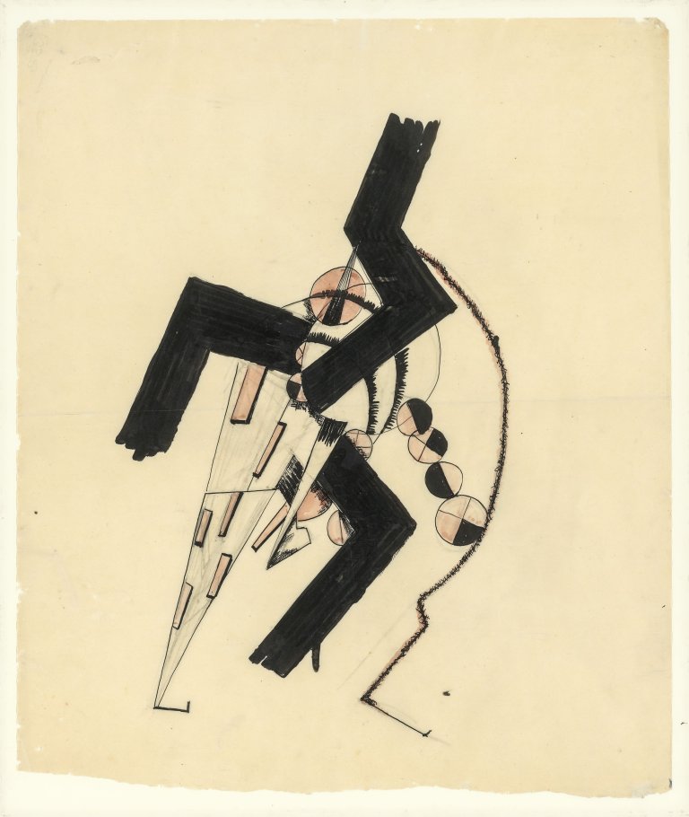 This picture shows the following artwork: Ella Bergmann-Michel. Ohne Titel. Circa 1917/18.