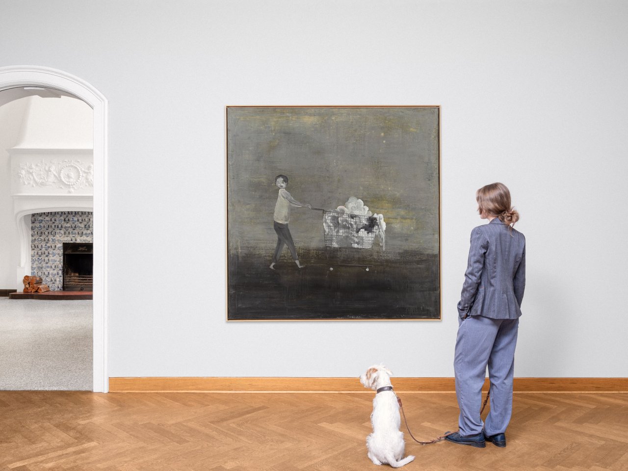 Auf diesem Bild ist das folgende Kunstwerk zu sehen: Norbert Schwontkowski. Schlafwandler. 2006.