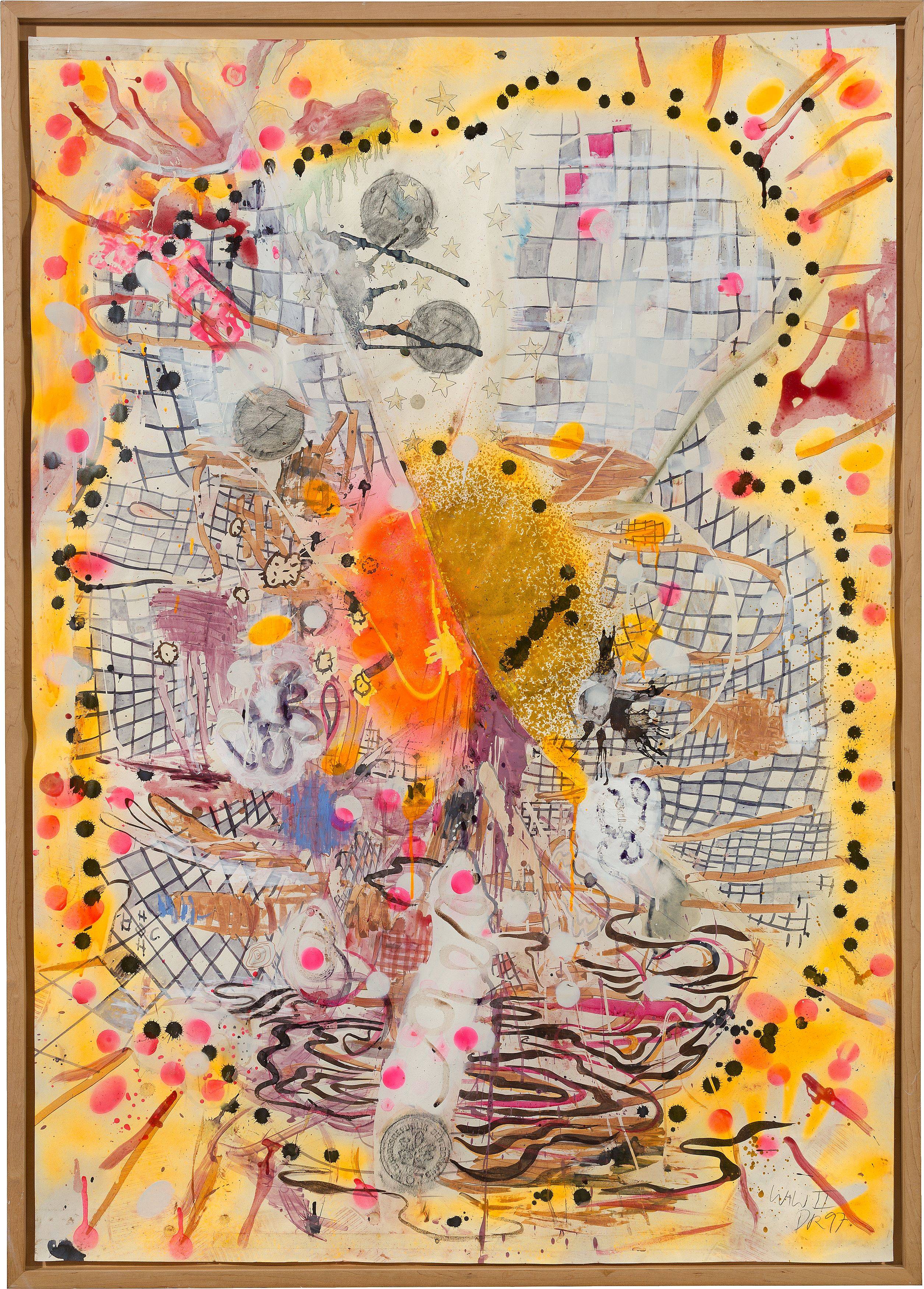 Auf diesem Bild ist das folgende Kunstwerk zu sehen: Daniel Richter. W + W (Wille und Weg) II. 1997.