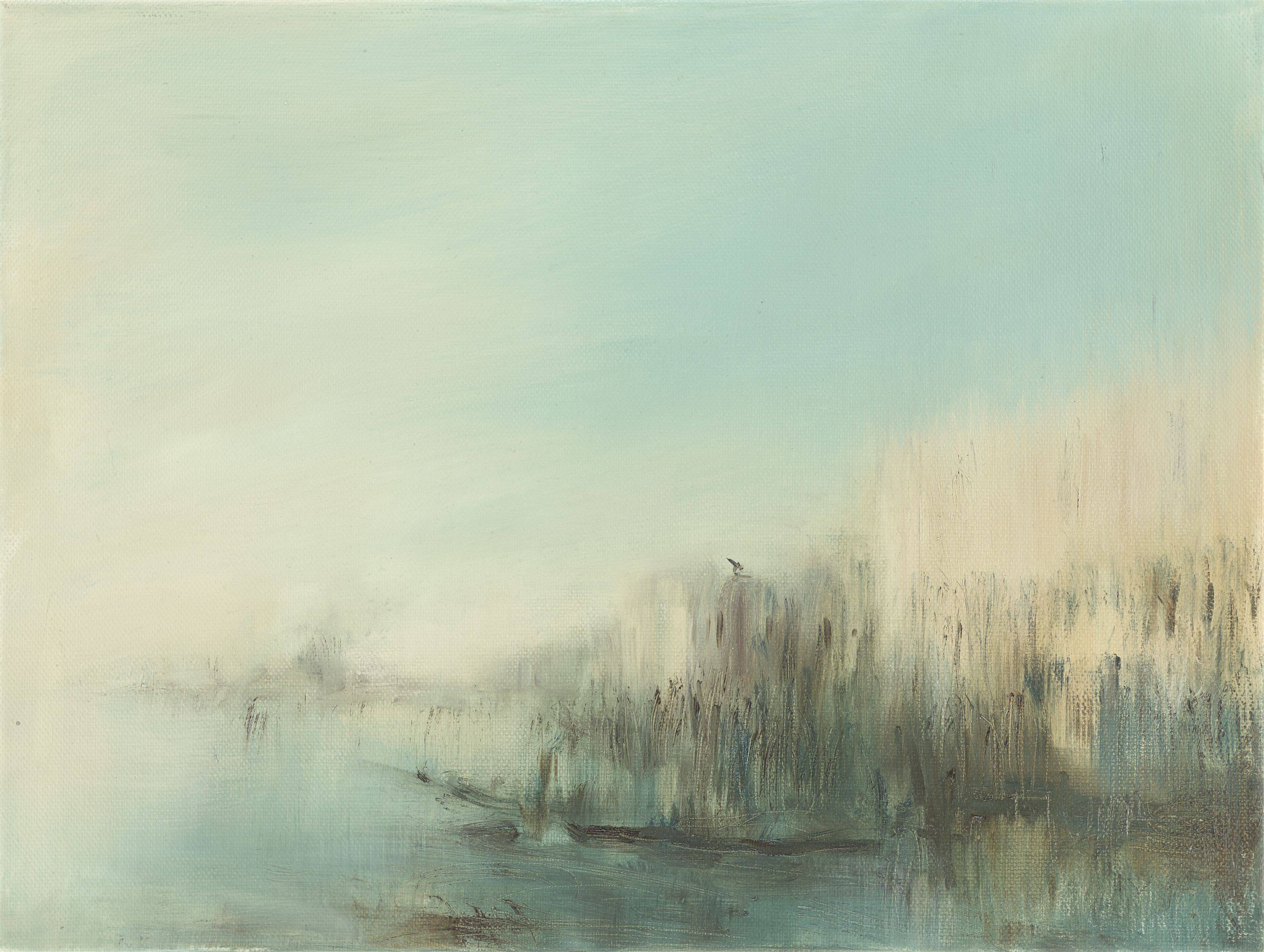 This picture shows the following artwork: Claudia Berg. ”Blick zum Palazzo Ducale” (Venedig, Nachmittag). 2022.