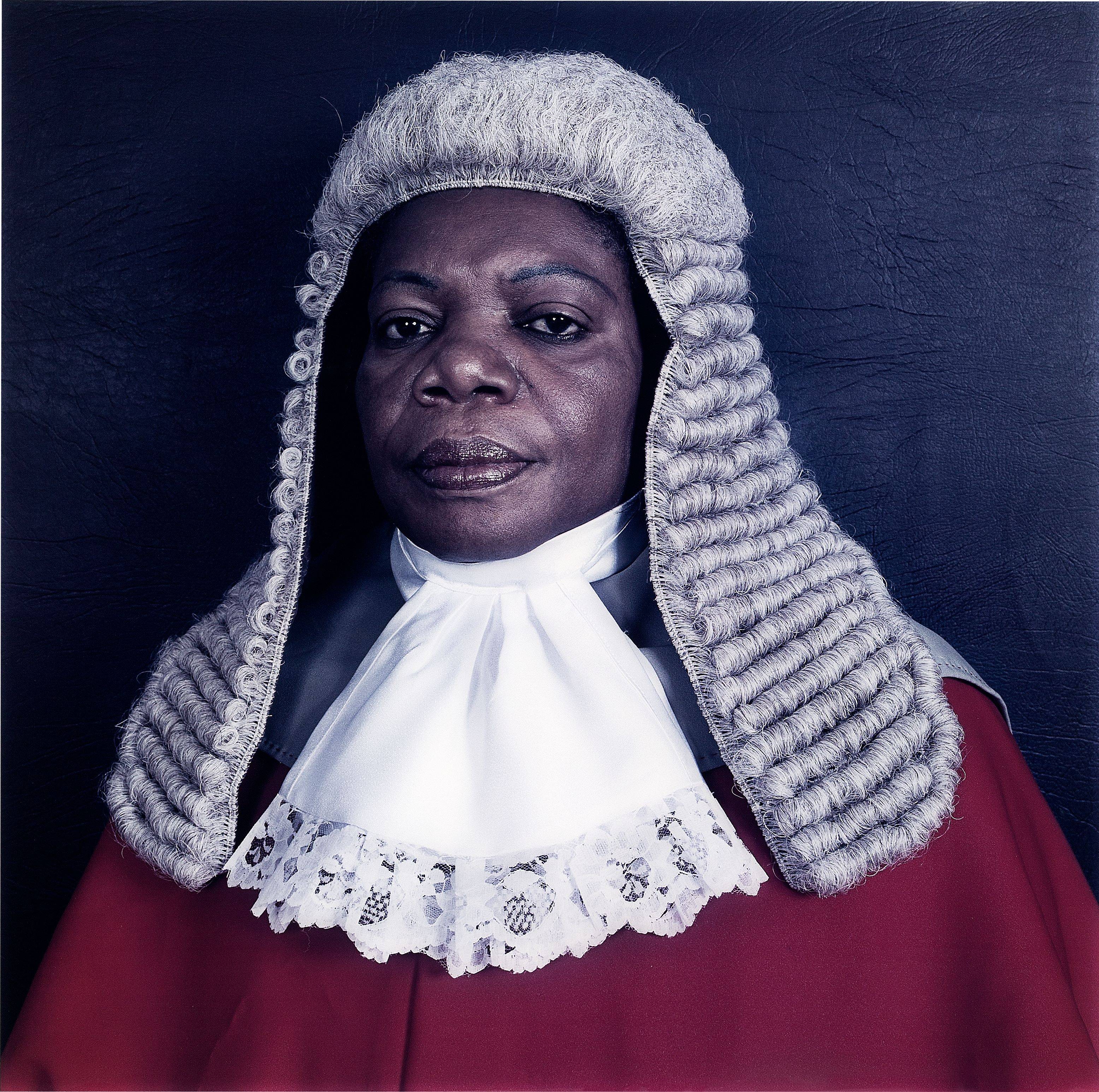 This picture shows the following artwork: Pieter Hugo. From the series ”Judges”, Botswana. 2005.