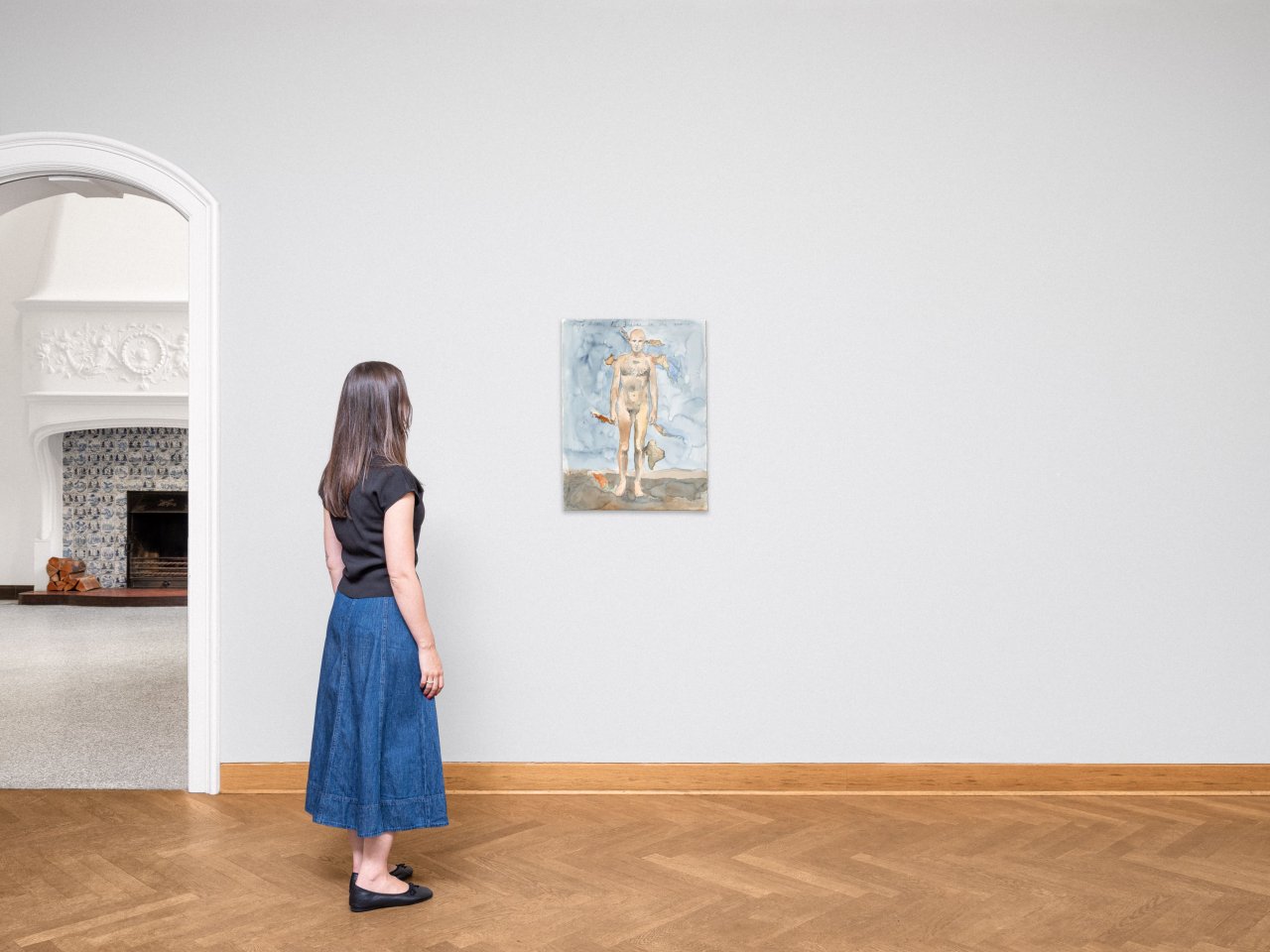 This picture shows the following artwork: Anselm Kiefer. ”Traigo todas Ias Indias en mi mano”. 1995.